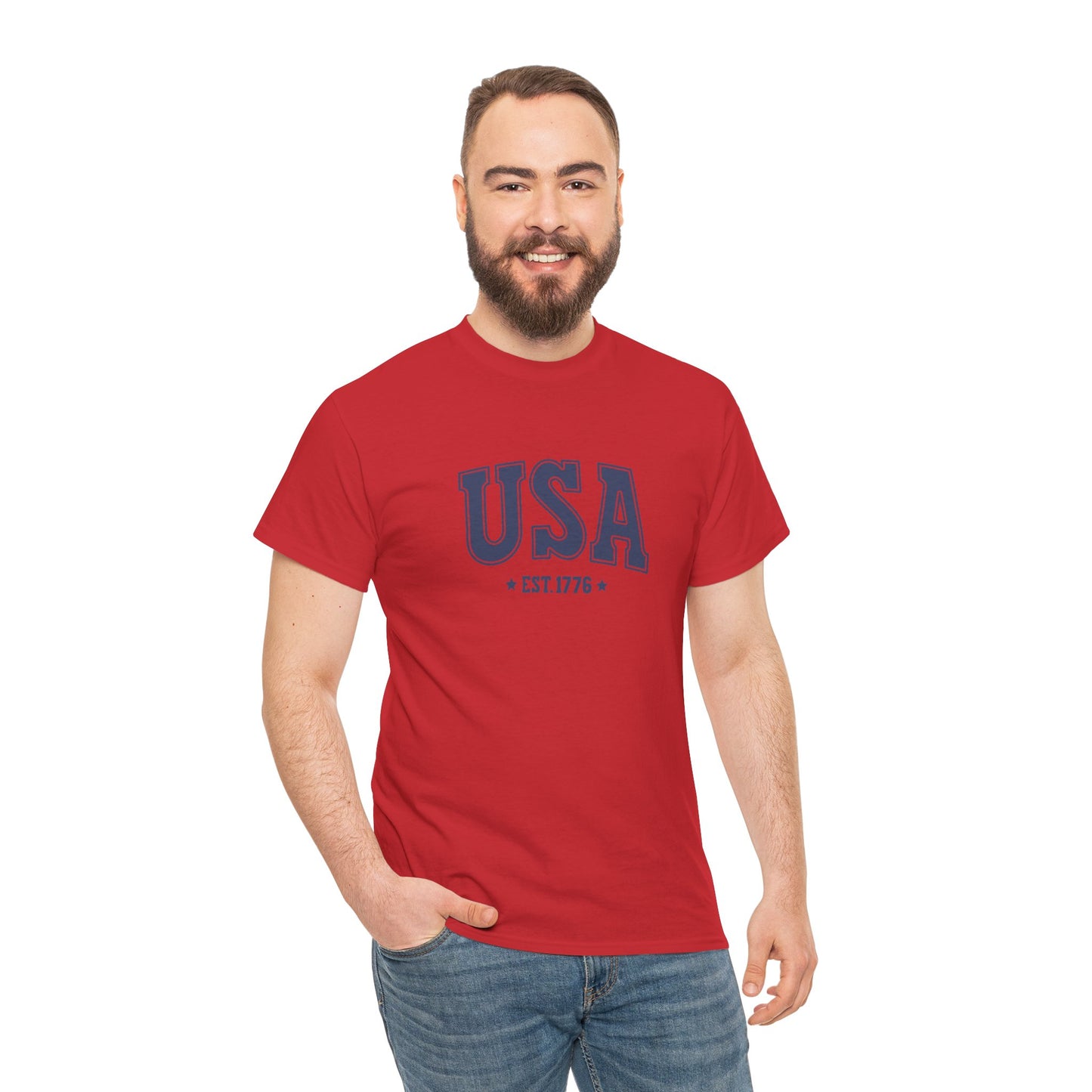 Princess Grace  TEAM USA   Unisex Heavy  Cotton Tee
