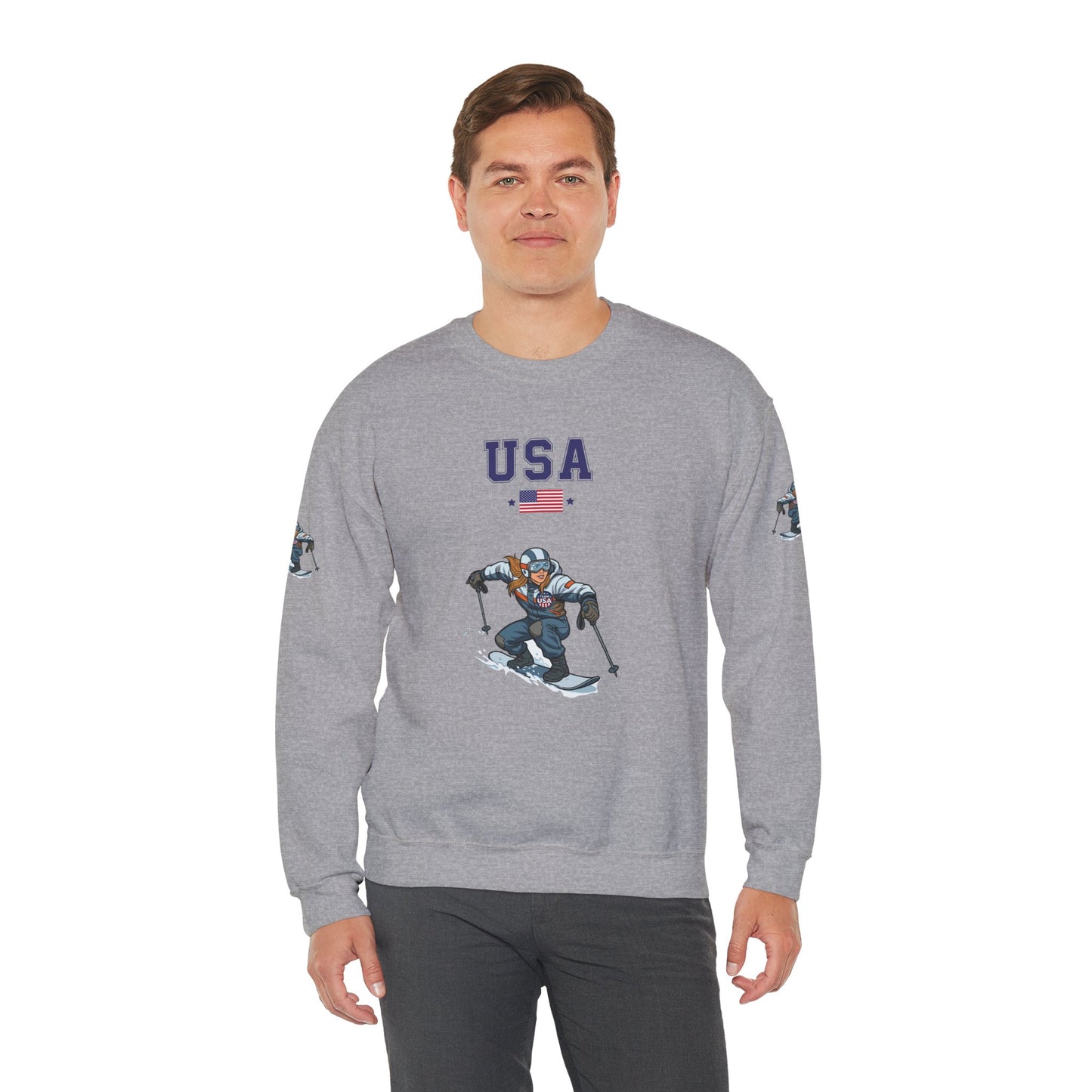 Princess Grace  TEAM USA  Unisex Heavy Blend  Crewneck Sweatshirt
