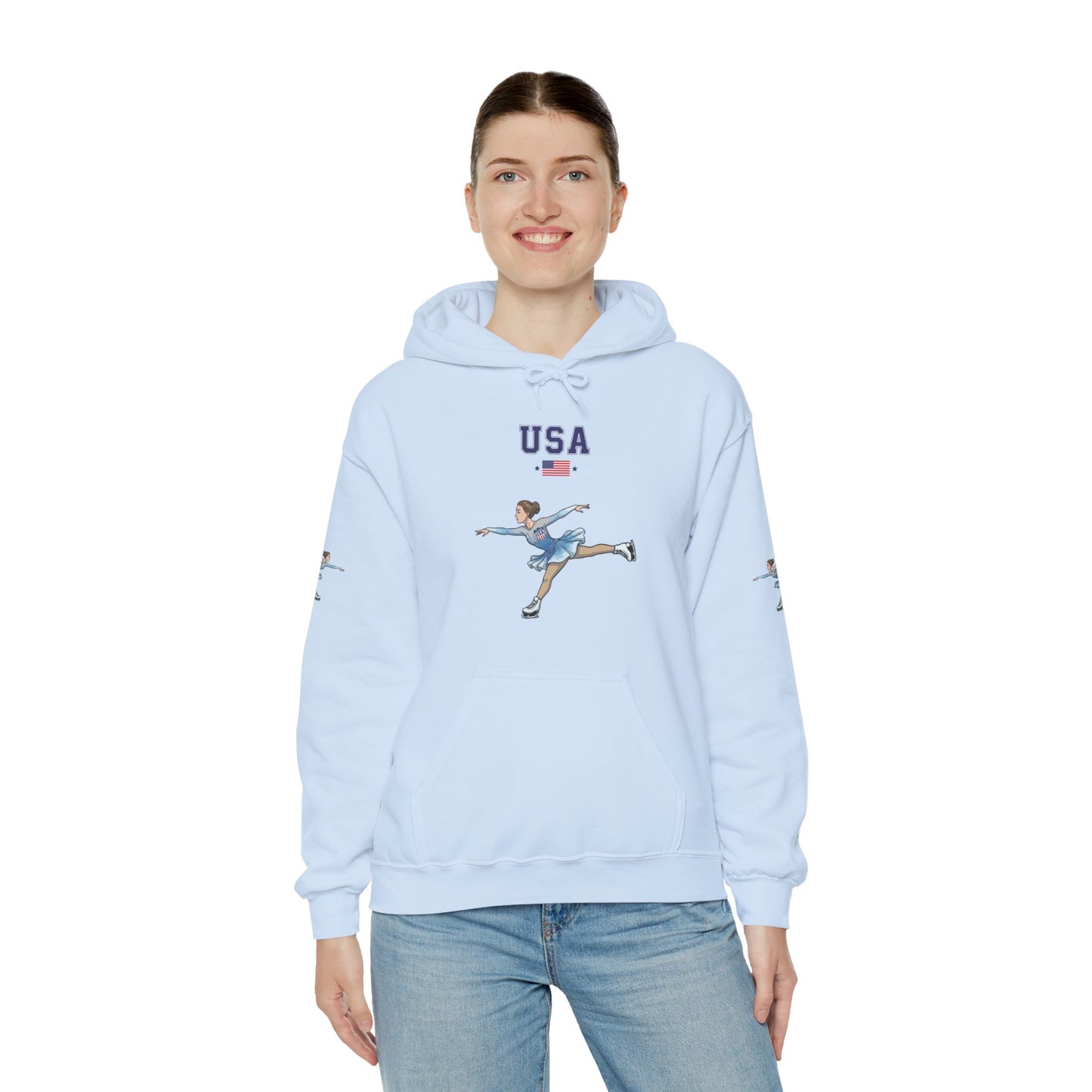 Princess Grace  TEAM USA  Unisex Heavy Blend Hooded Sweatshirt