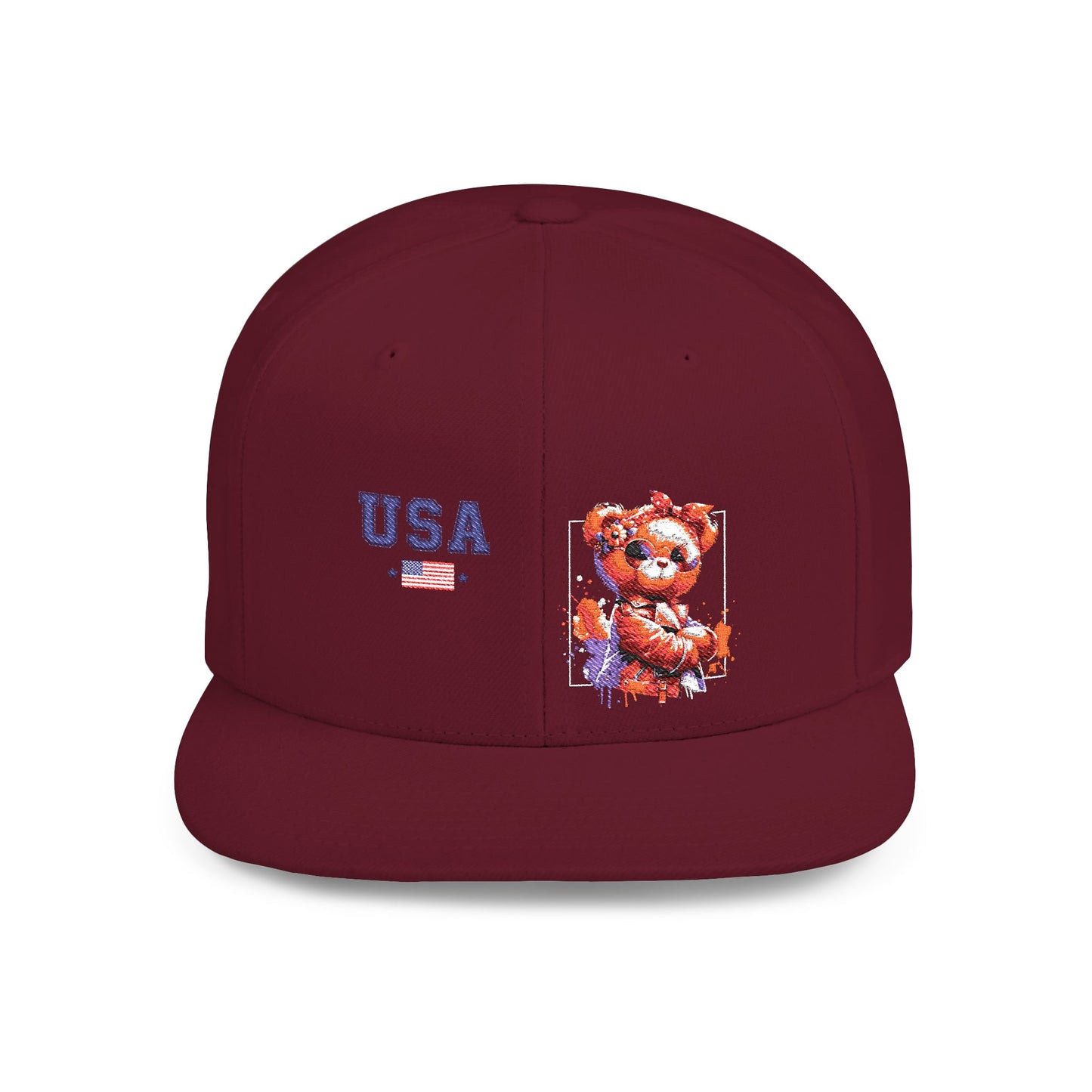 Princess Grace  TEAM USA  Flat Bill Snapback Hat