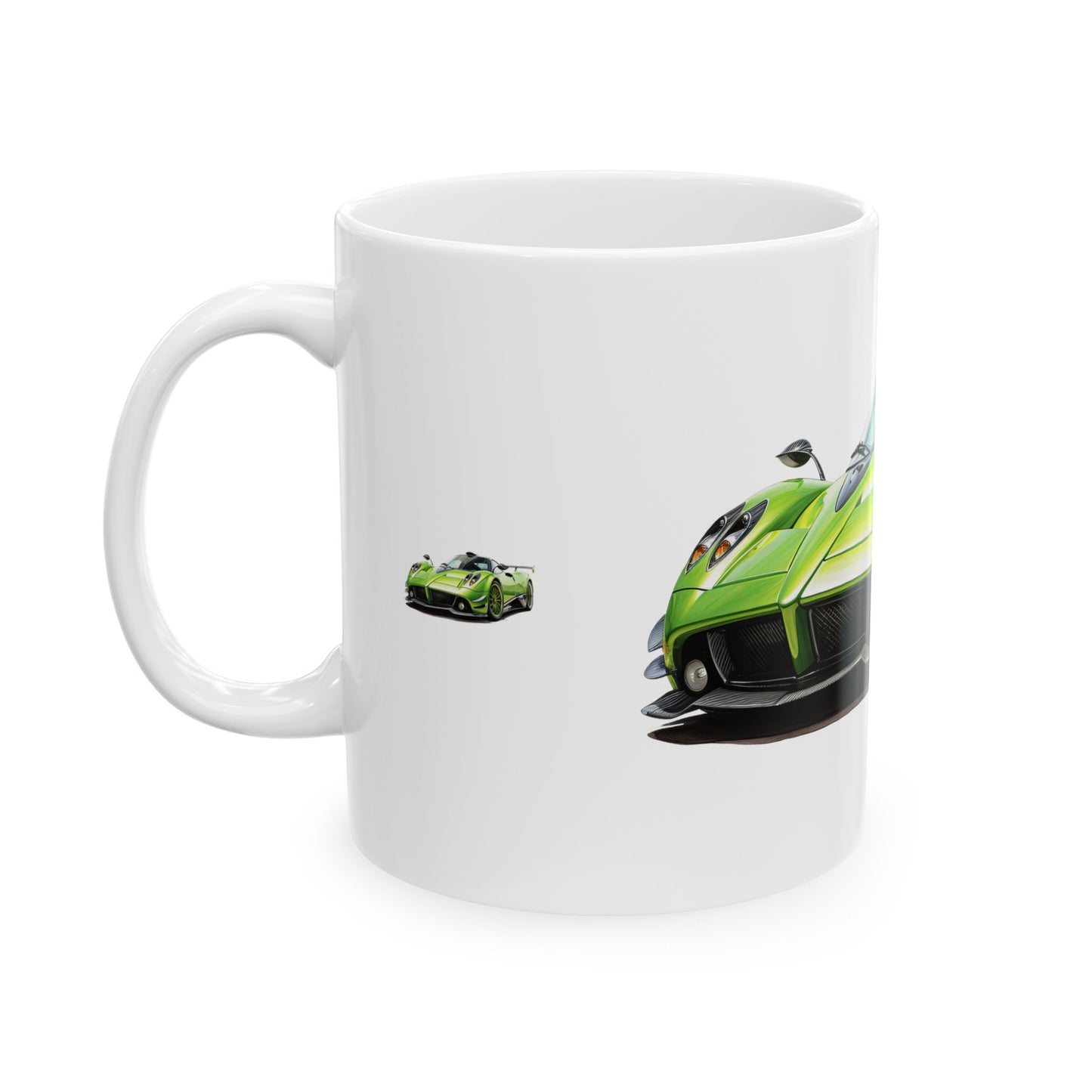 Princess Grace  Racing Car Ceramic Mug   Perfect Gift for Car Enthusiasts