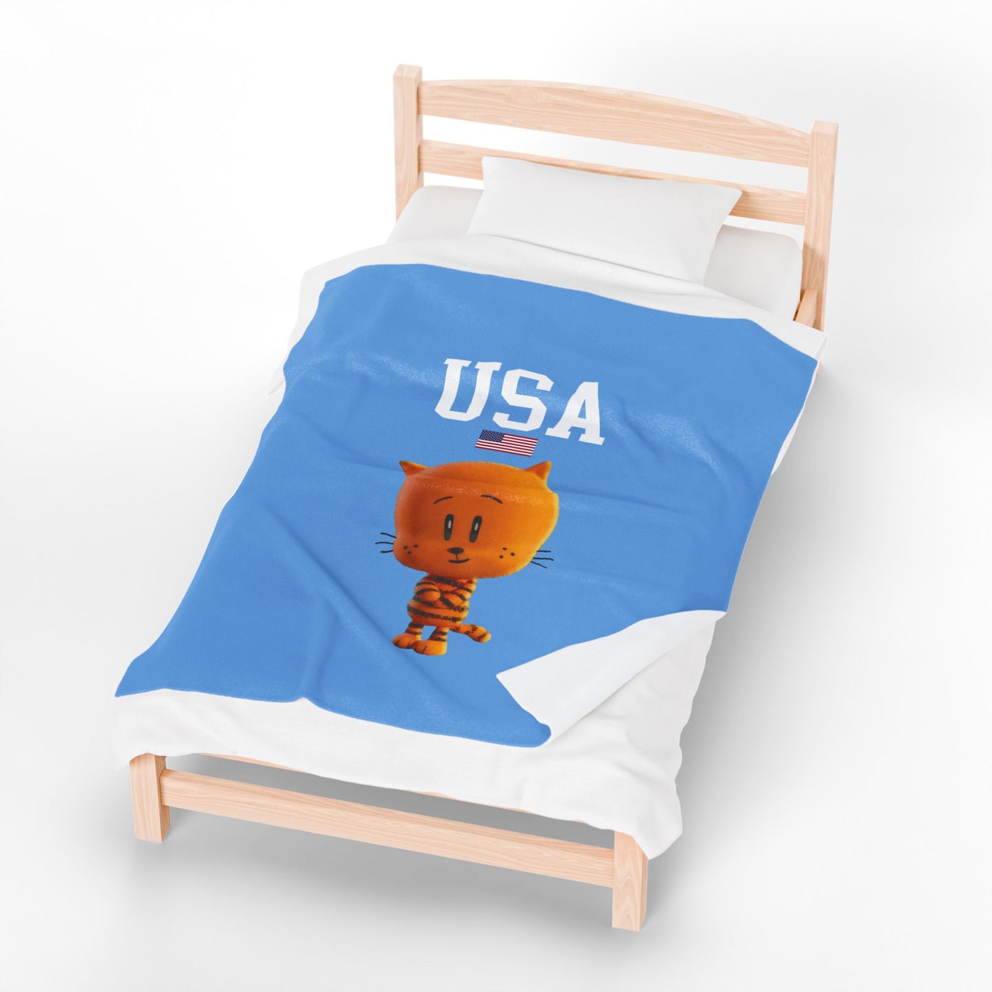 Princess Grace  TEAM USA  Velveteen Plush Blanket