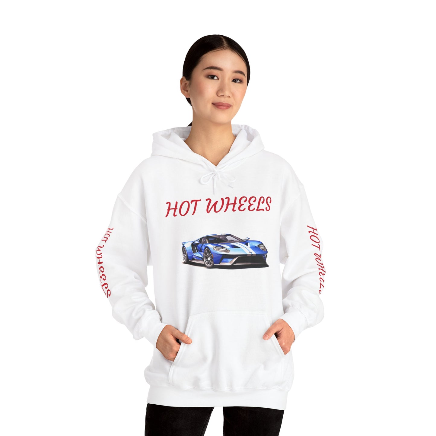 Princess Grace  Hot Wheels Unisex Heavy Blend Hoodie Sporty Car Design for Car Enthusiasts