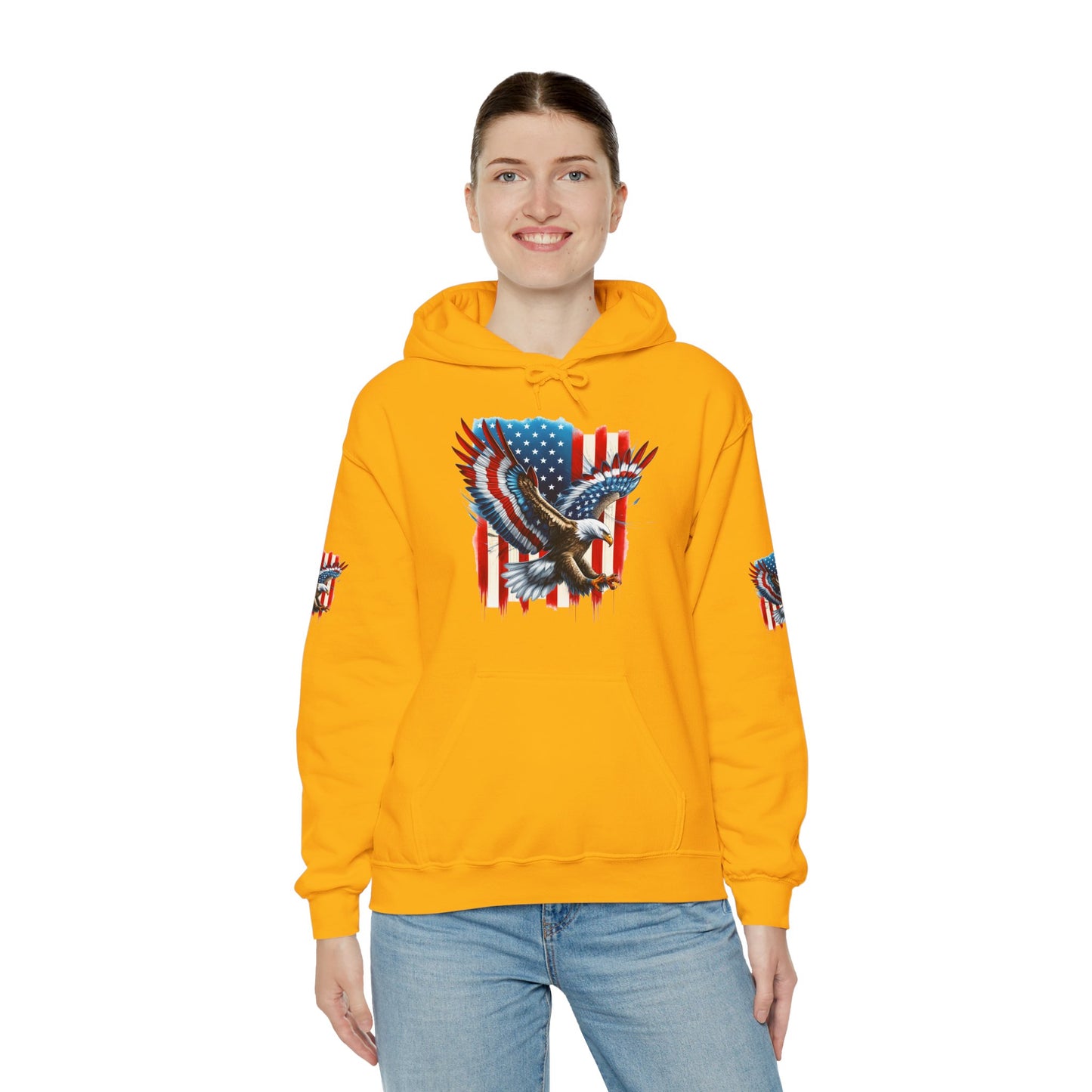 Princess Grace Patriotic Unisex Heavy Blend Hooded Sweatshirt
