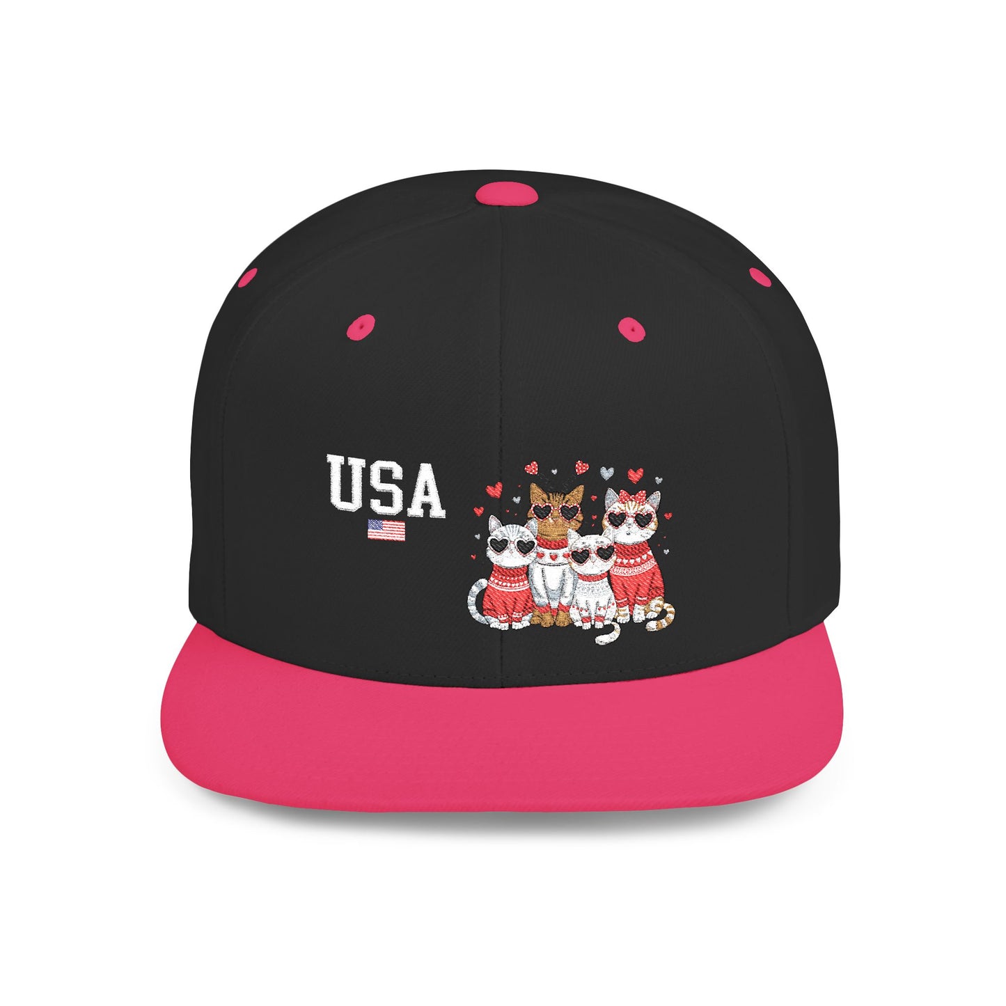 Princess Grace  TEAM USA  Flat Bill Snapback Hat