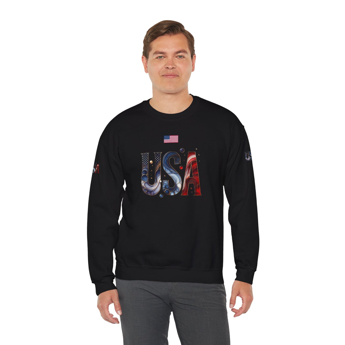 Princess Grace TEAM USA Unisex Heavy Blend Crewneck Sweatshirt