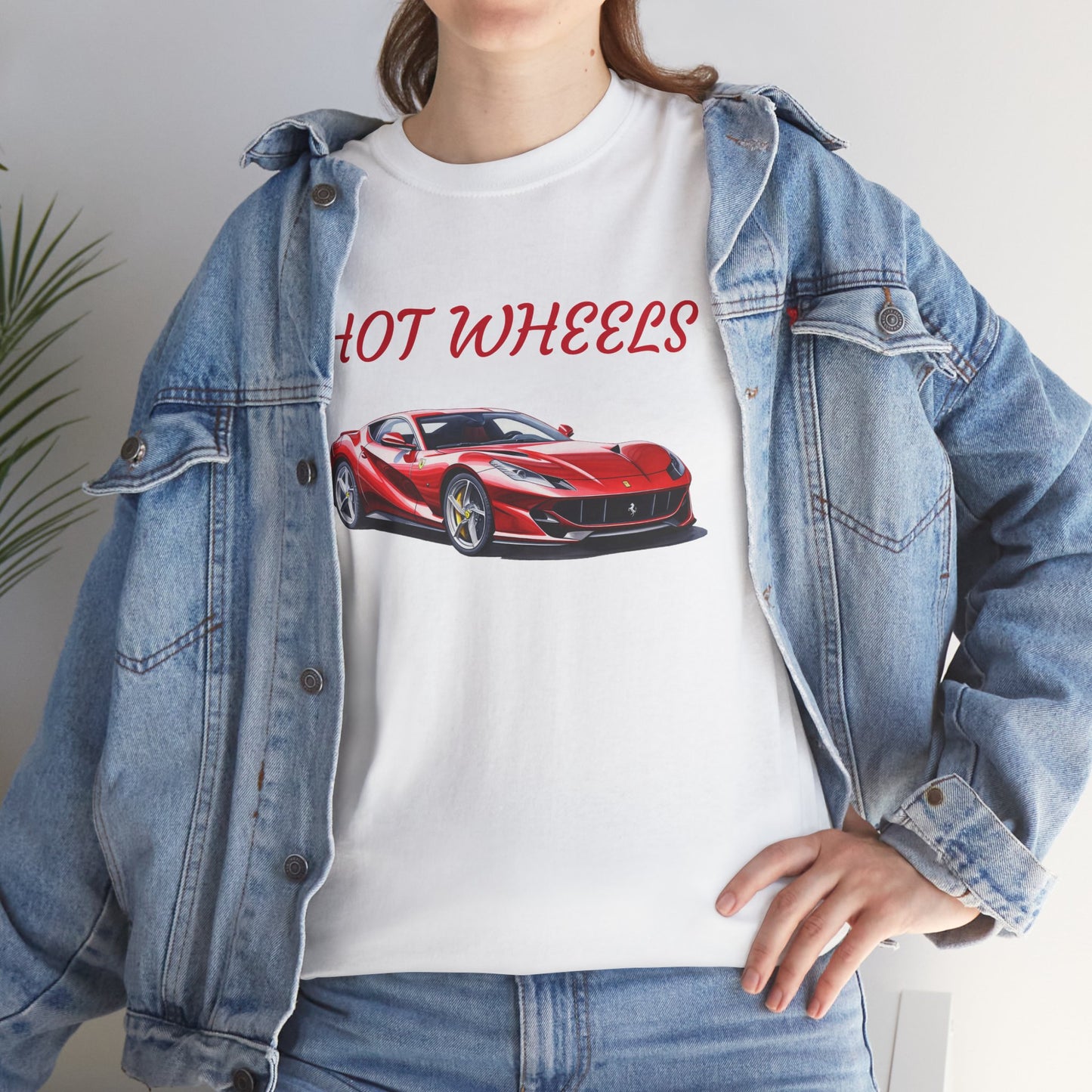 Princess Grace  Hot Wheels Unisex Heavy Cotton Tee Car Lovers Graphic T-Shirt