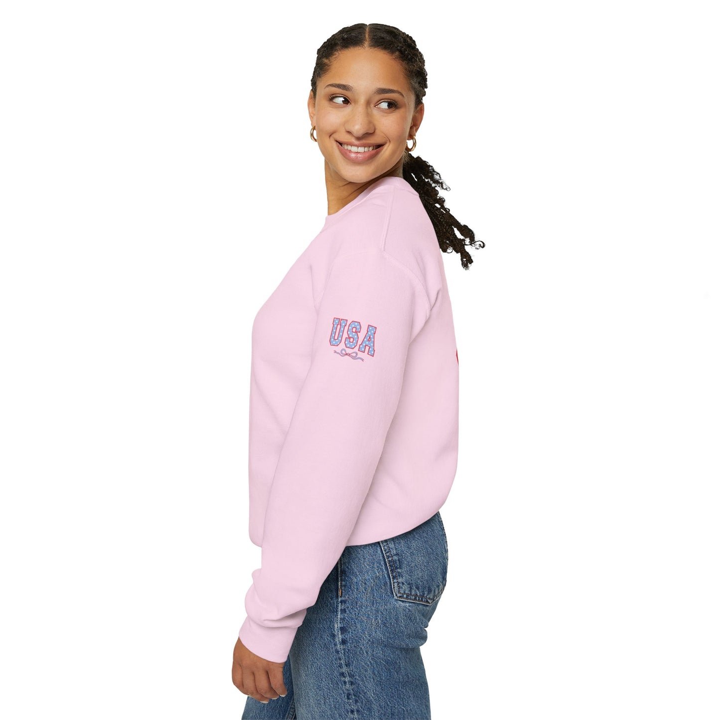 Princess Grace  TEAM USA  Unisex Patriotic Crewneck Sweatshirt for All Seasons