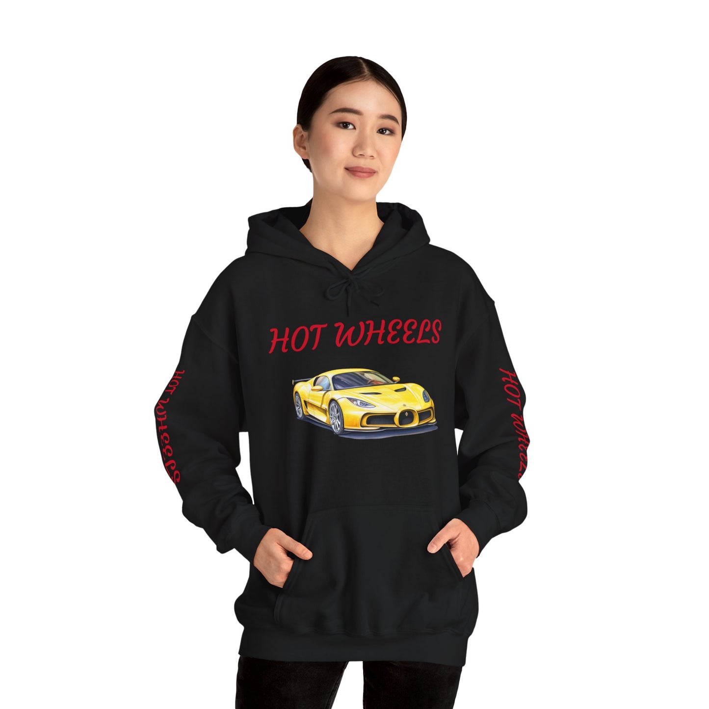 Princess Grace  Hot Wheels Unisex Hooded Sweatshirt Racing Style for Car Enthusiasts