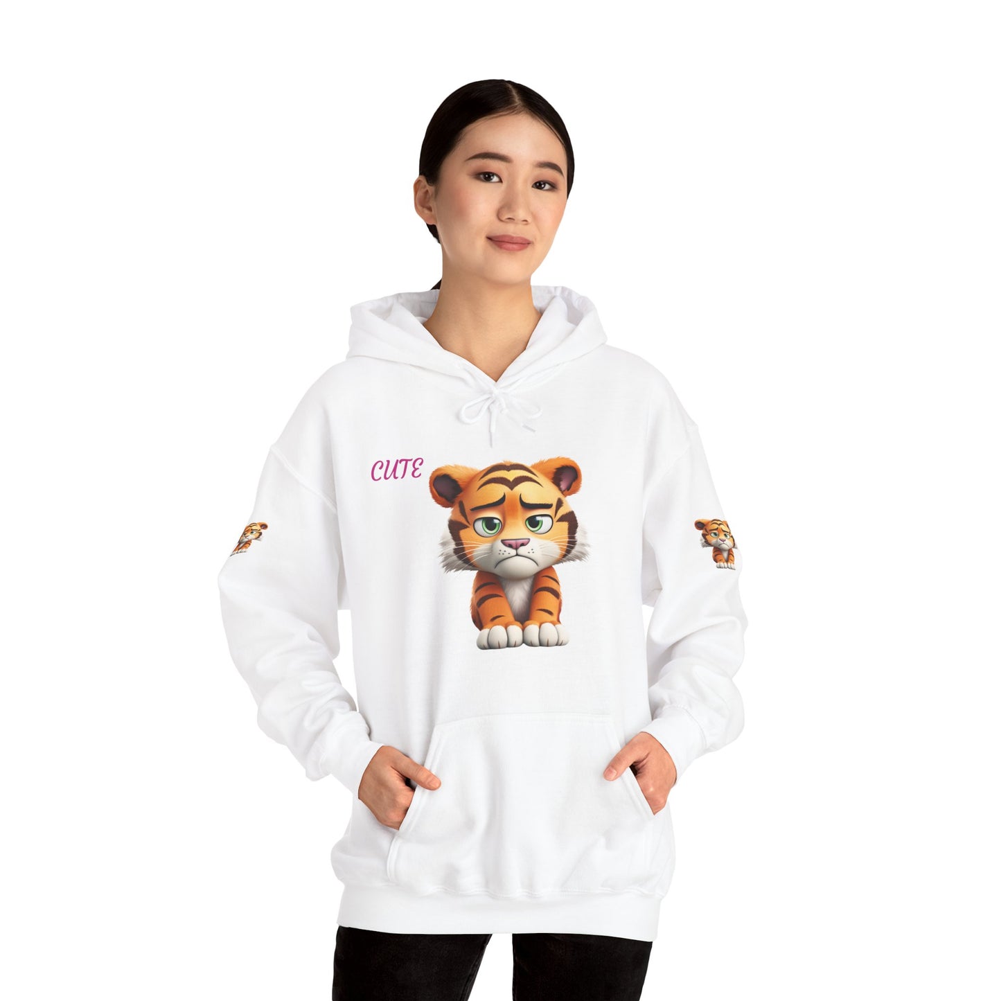 Princess Grace  Cute Tiger Graphic Unisex Hoodie