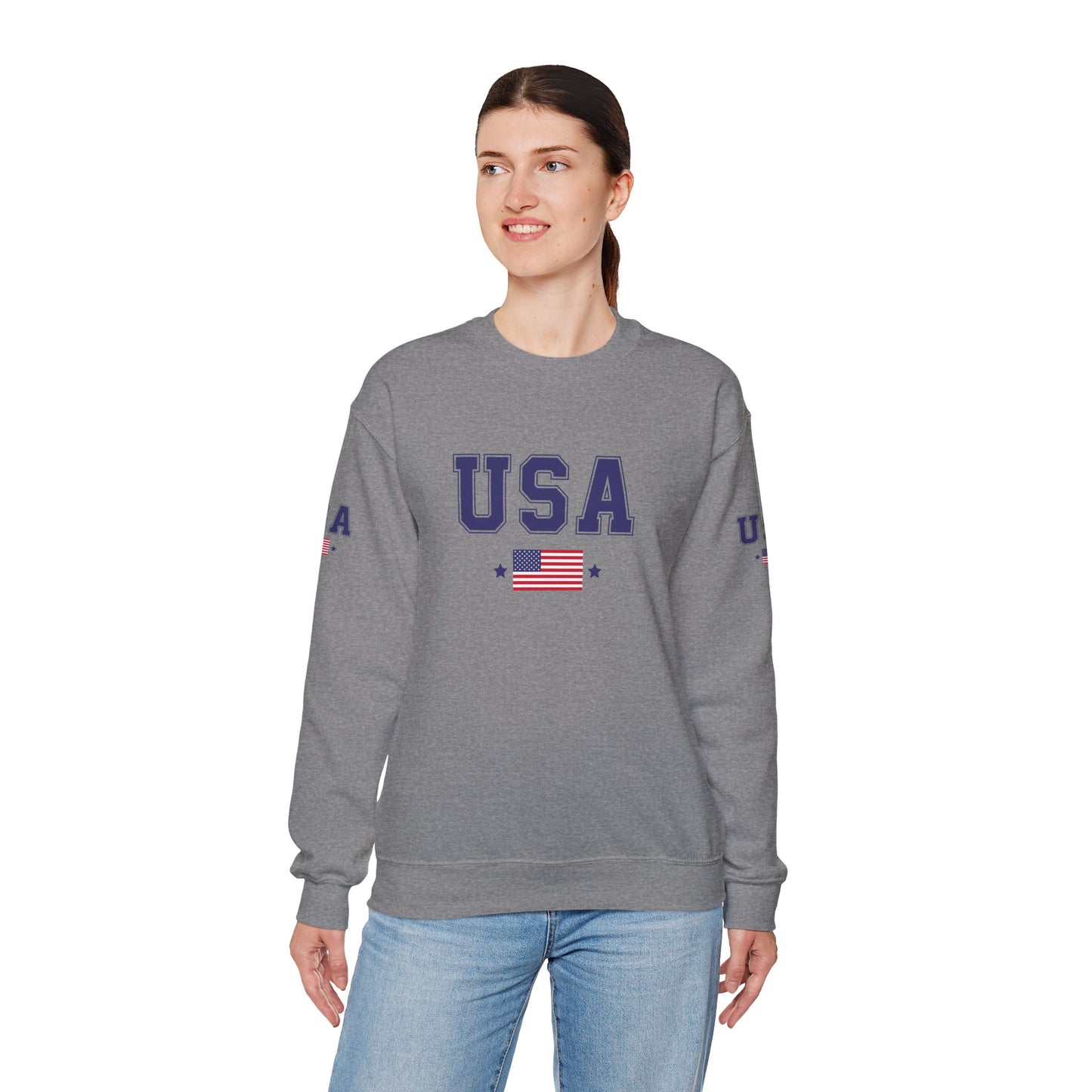 Princess Grace TEAM USA  Unisex Heavy Blend Crewneck Sweatshirt