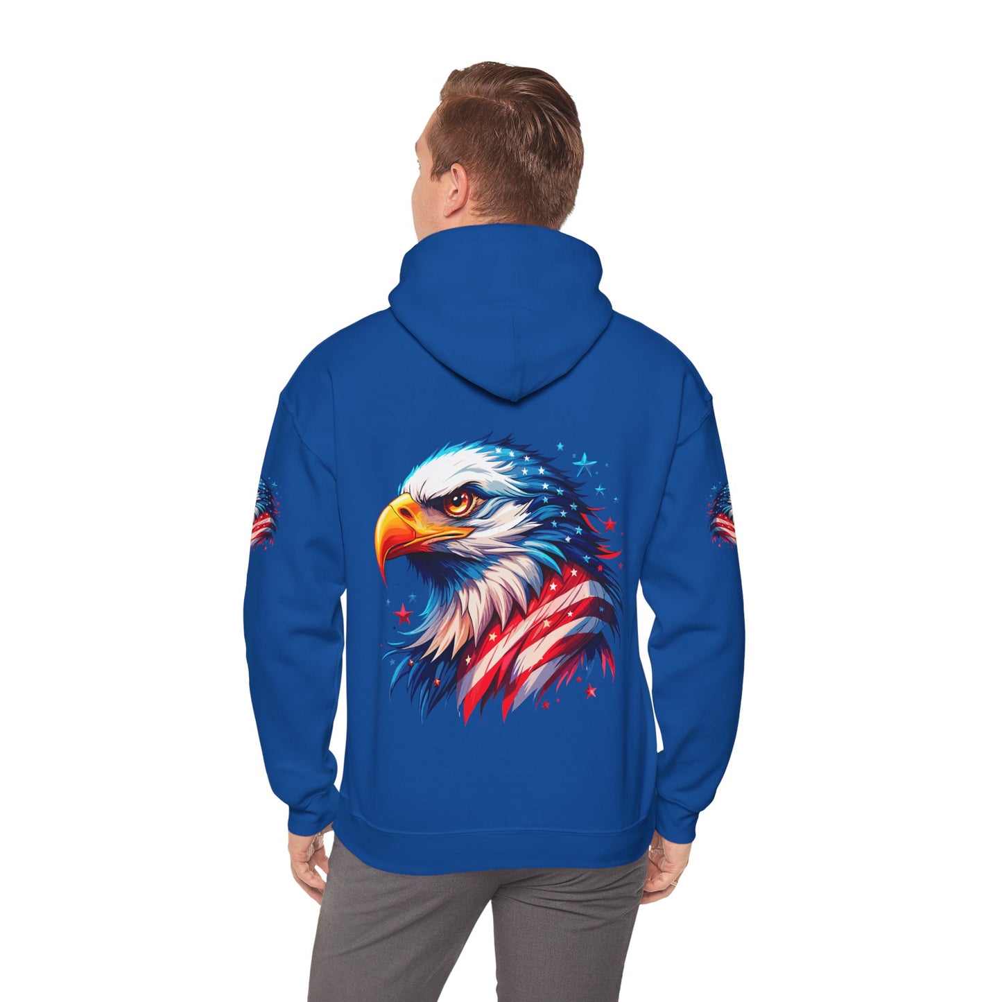 Princess Grace  American  Eagle Unisex Heavy Blend Hooded Sweatshirt
