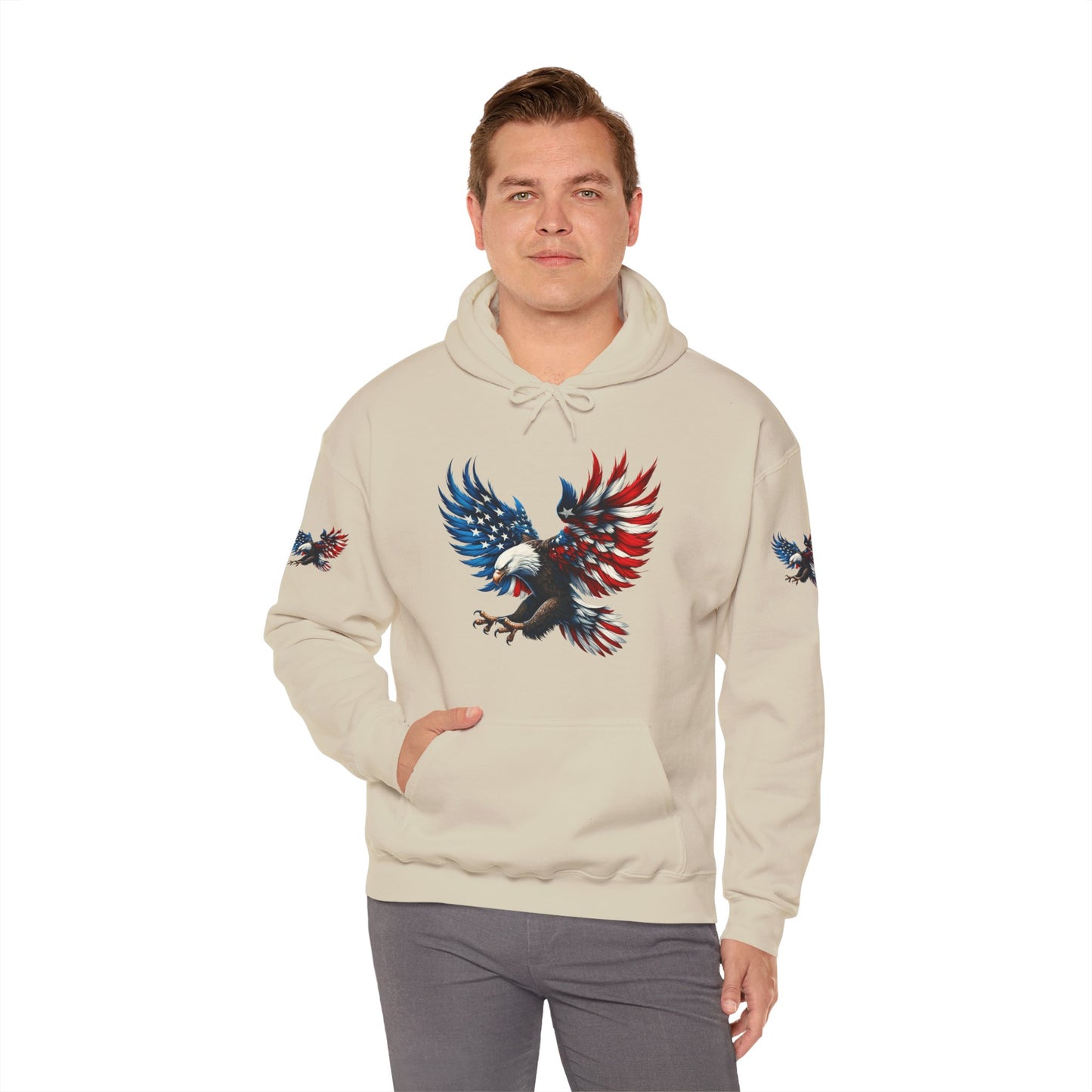 Princess Grace American Eagle Unisex Heavy Blend Hooded Sweatshirt