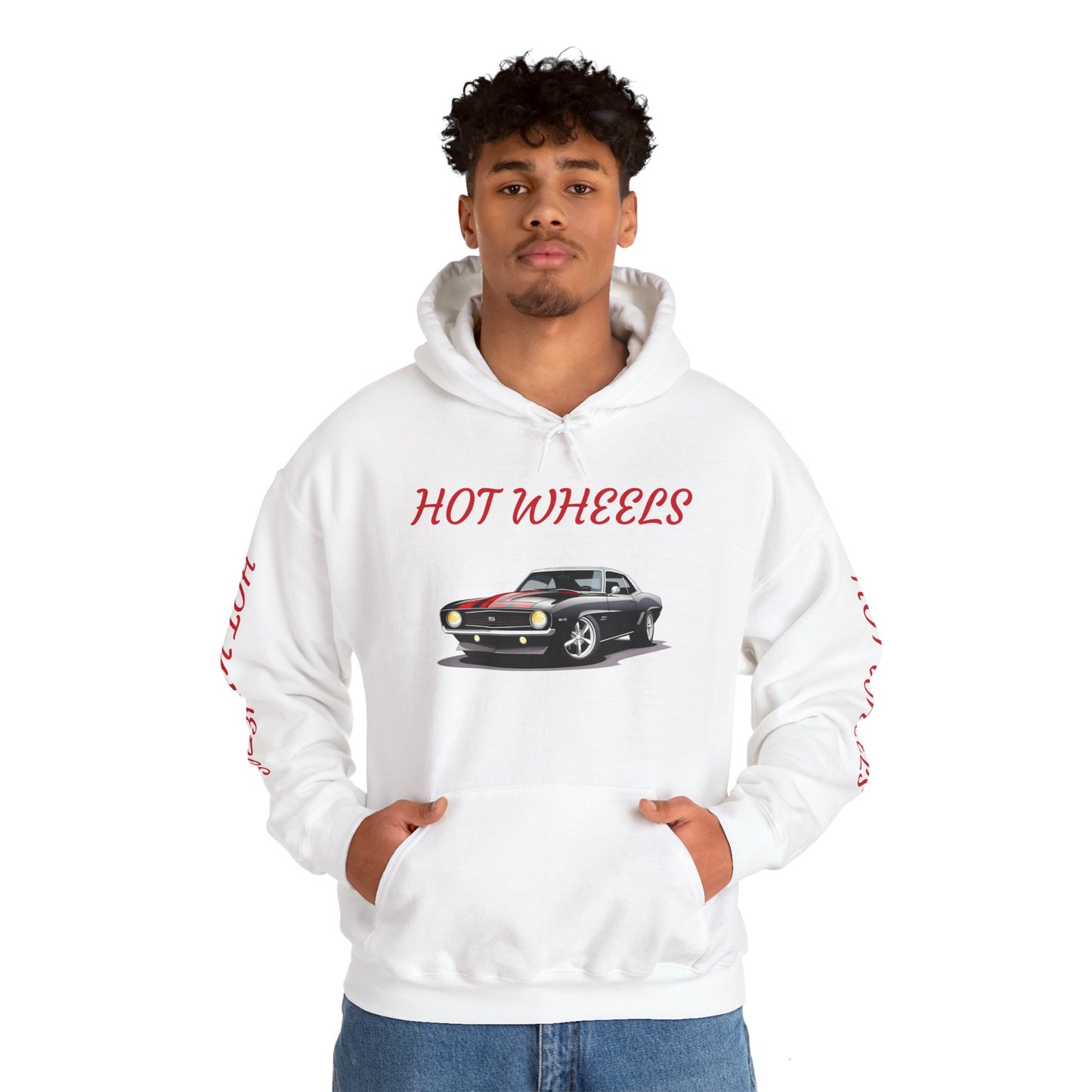 Princess Grace  Cool Hot Wheels Unisex Hoodie Retro Car Design for Auto Enthusiasts