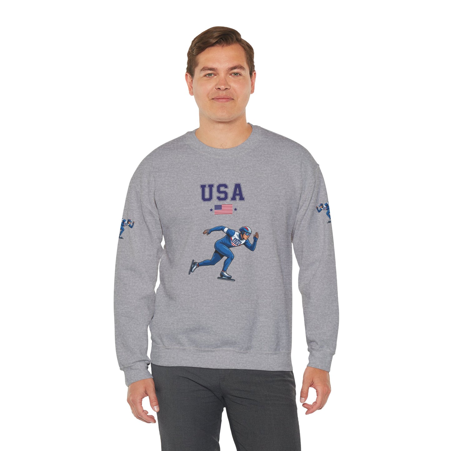 Princess Grace  TEAM USA  Unisex Heavy Blend  Crewneck Sweatshirt