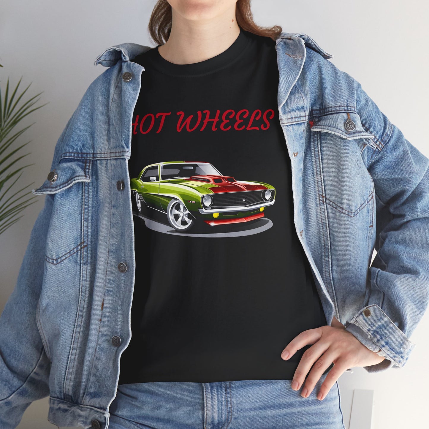 Princess Grace  Hot Wheels Unisex Heavy Cotton Tee Classic Car Graphic T-Shirt