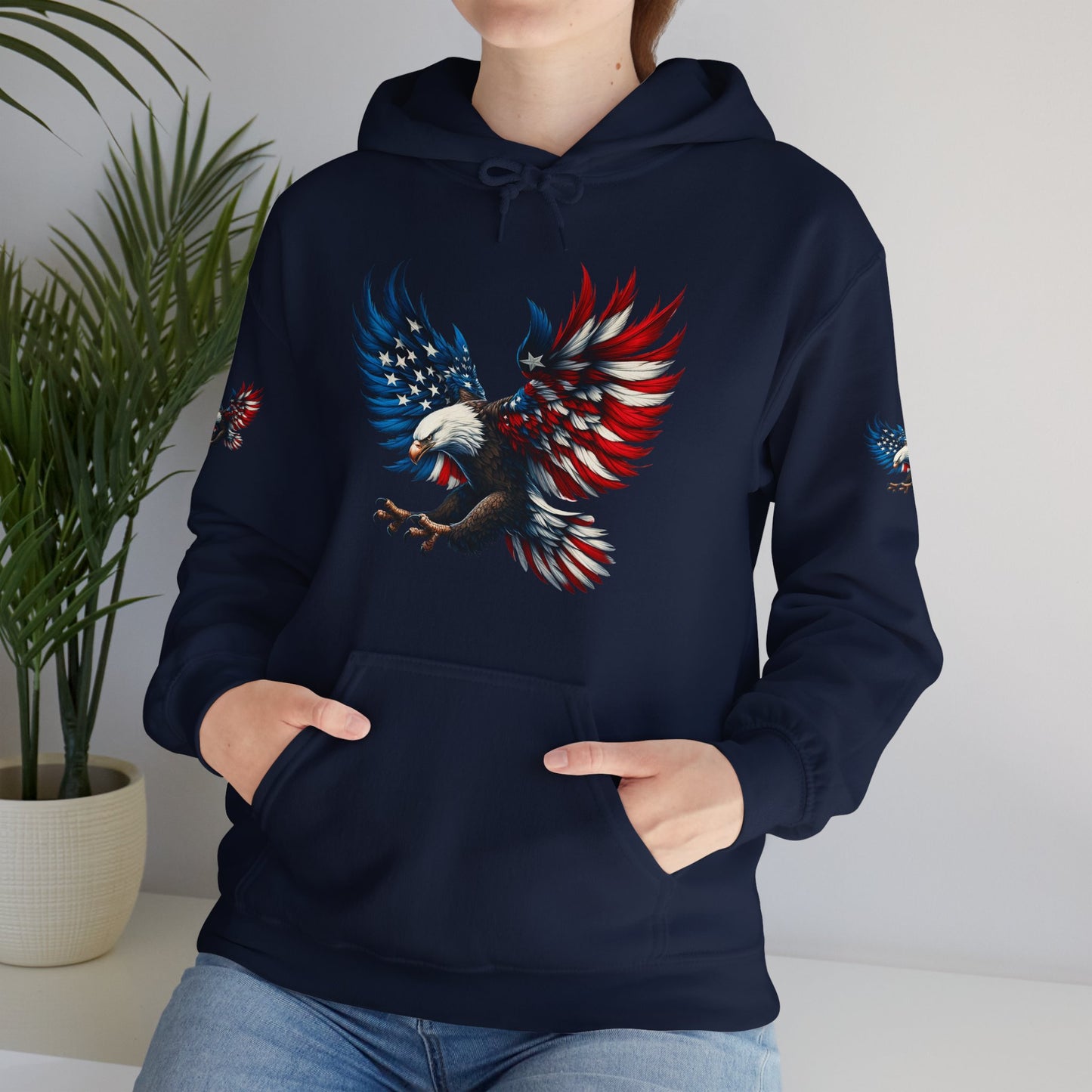 Princess Grace American Eagle Unisex Heavy Blend Hooded Sweatshirt