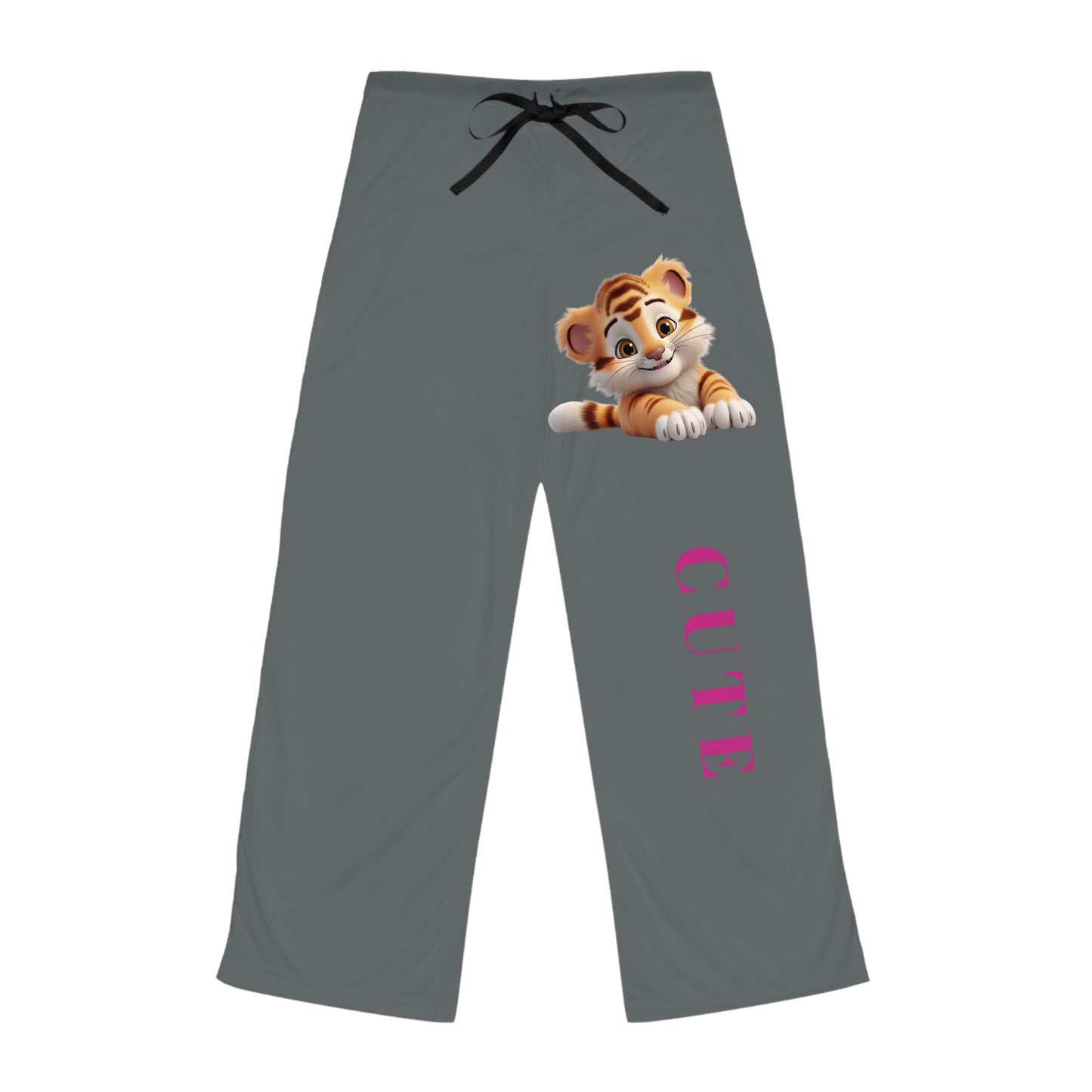 Princess Grace  Cute Tiger Women's Pajama Pants for Cozy Nights