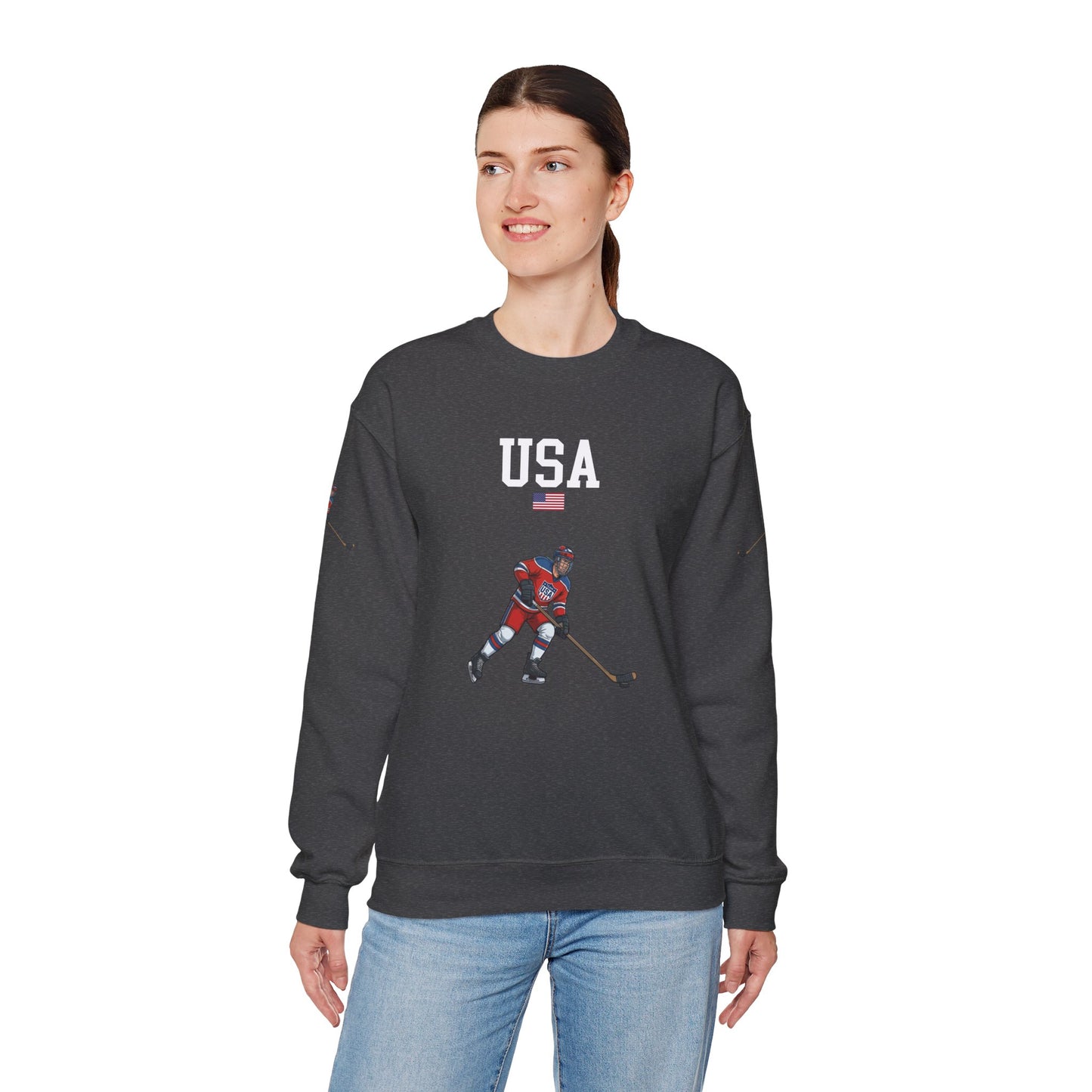 Princess Grace  TEAM USA  Unisex Heavy Blend Crewneck Sweatshirt