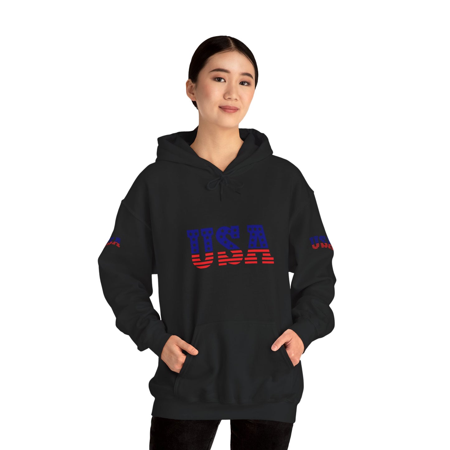 Princess Grace  TEAM USA  Unisex Heavy Blend  Hooded Sweatshirt  Patriotic Eagle Design