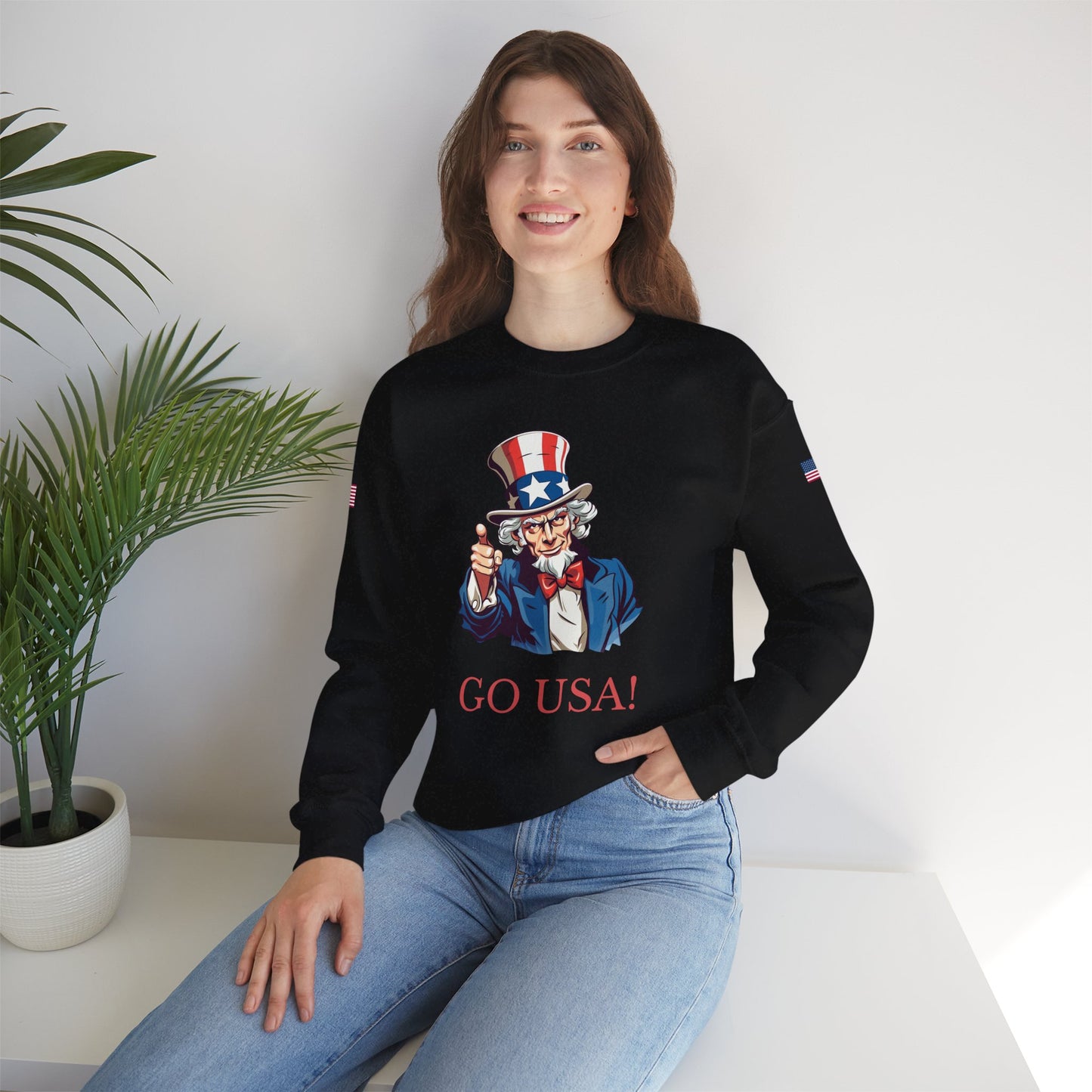 Princess Grace TEAM USA Unisex Heavy Blend Crewneck Sweatshirt