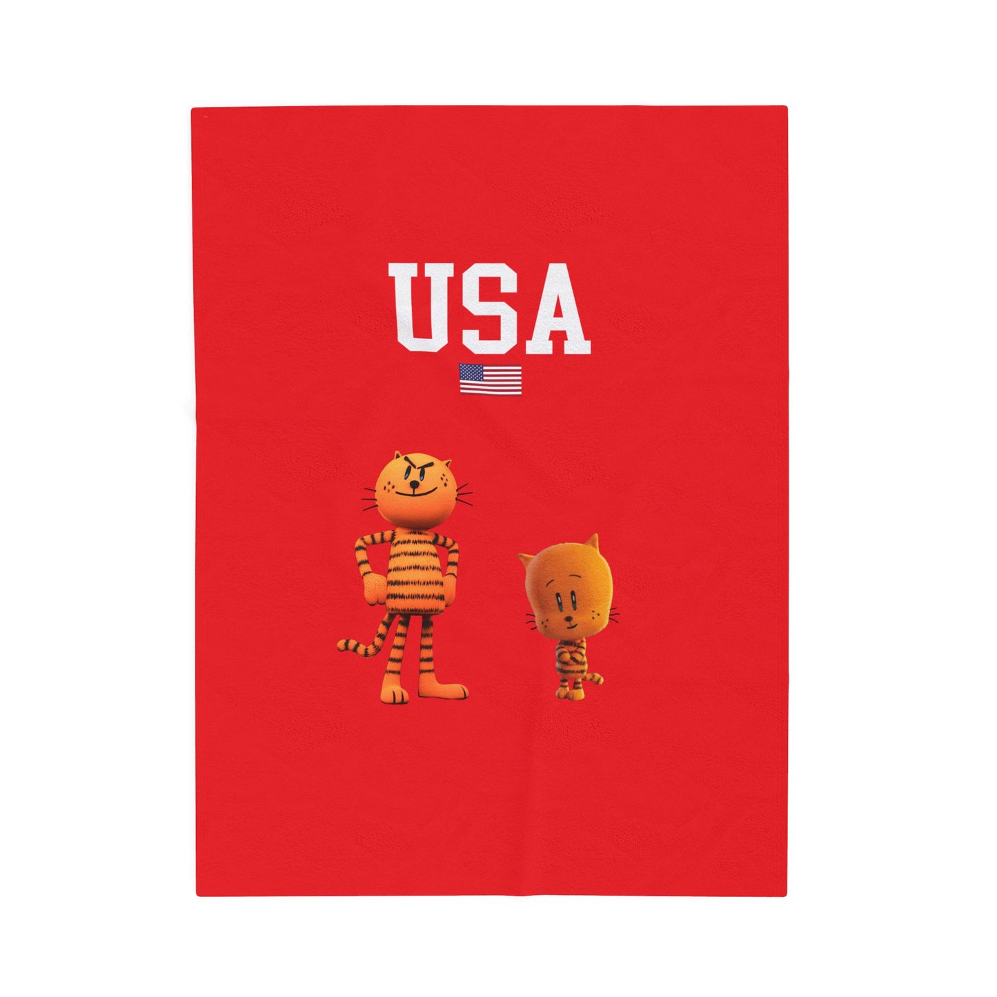 Princess Grace  TEAM USA  Velveteen Plush Blanket