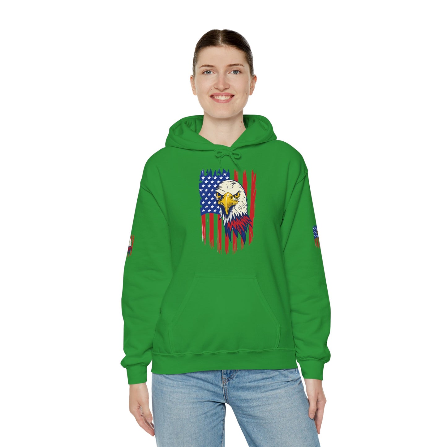 Princess Grace  Patriotic Eagle Unisex Heavy Blend Hoodie