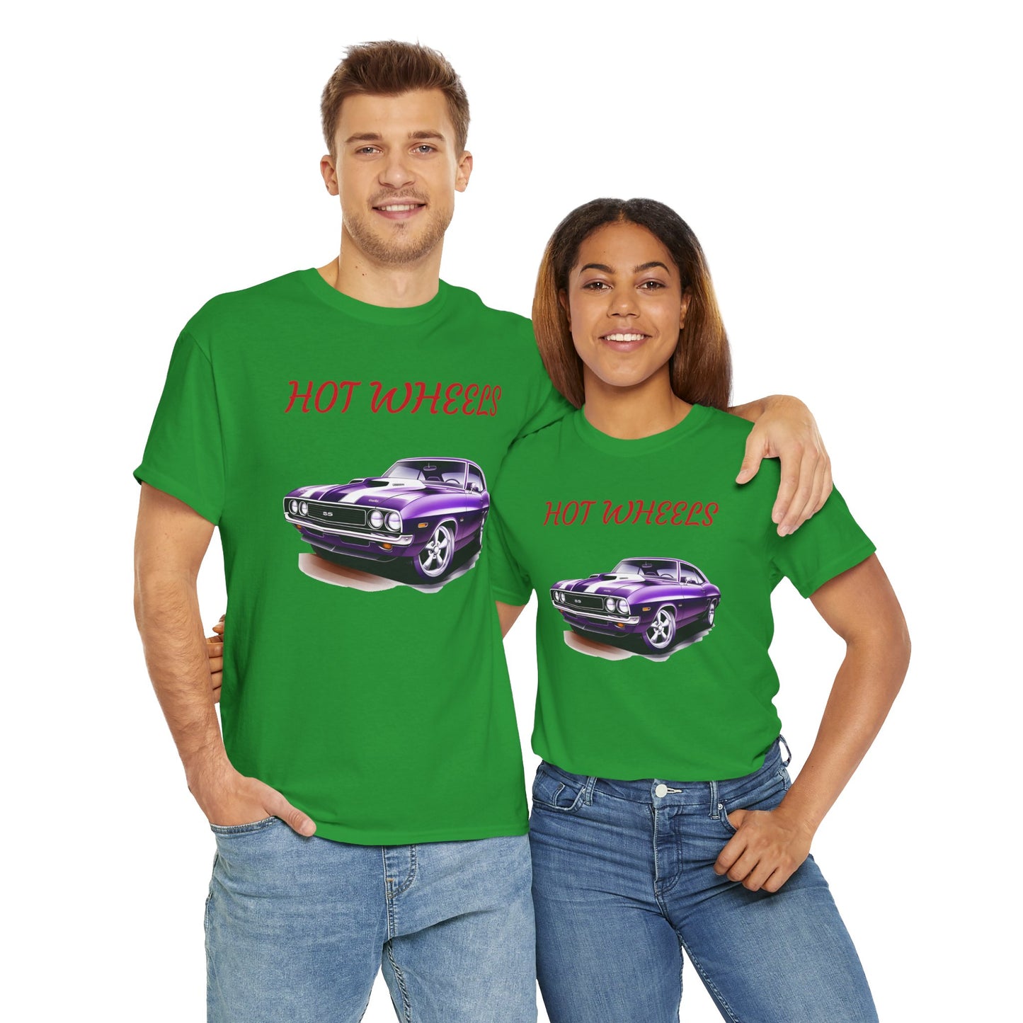 Princess Grace Hot Wheels Unisex Heavy Cotton Tee Vintage Car Graphic T-Shirt for Classic Car Lovers