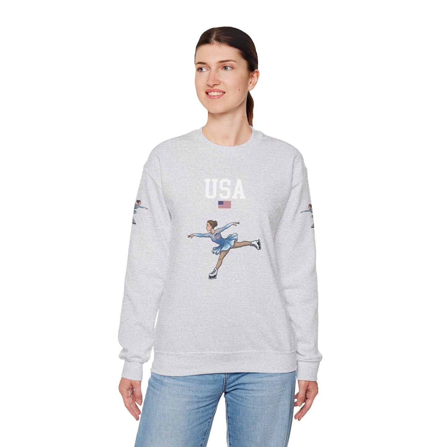 Princess Grace  TEAM USA  Unisex Heavy Blend  Crewneck Sweatshirt