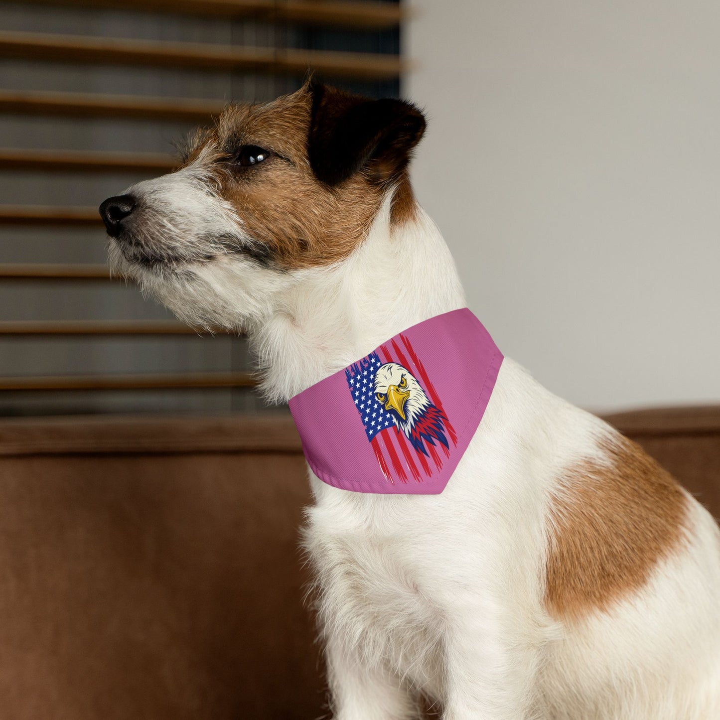 Princess Grace  Patriotic Eagle Pet Bandana Collar  Perfect for Holidays & Celebrations