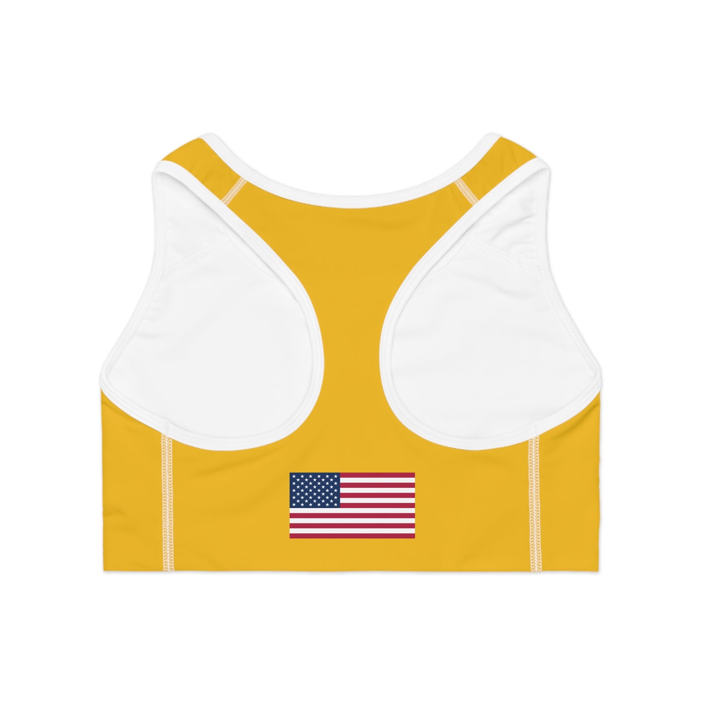 Princess Grace  American Flag Sports Bra  Perfect for Gym & Patriotism