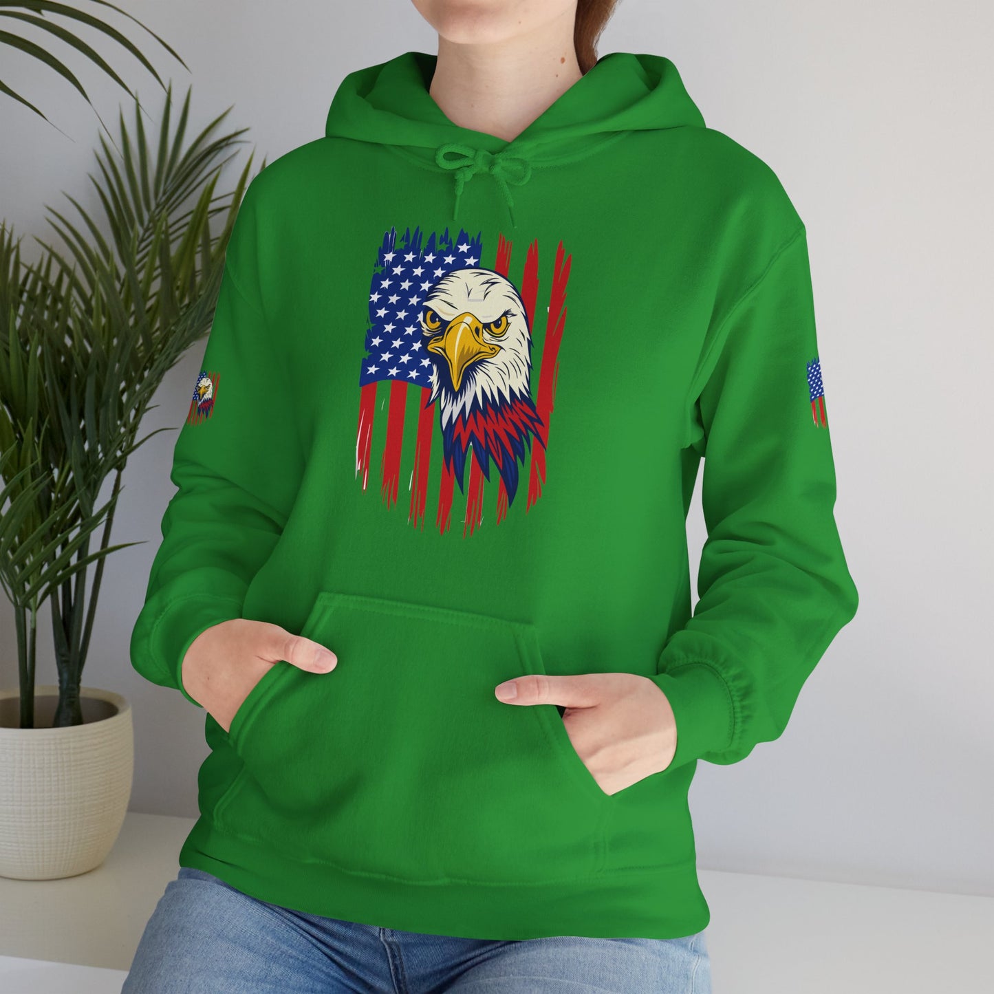 Princess Grace  Patriotic Eagle Unisex Heavy Blend Hoodie