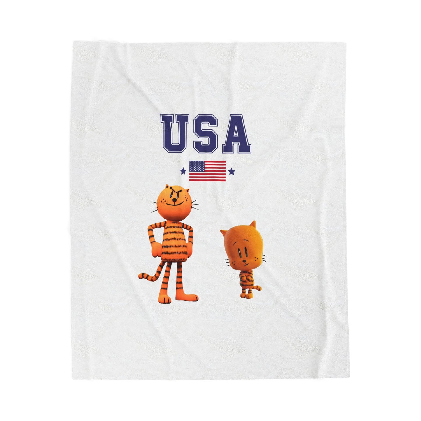 Princess Grace  TEAM USA  Velveteen Plush Blanket