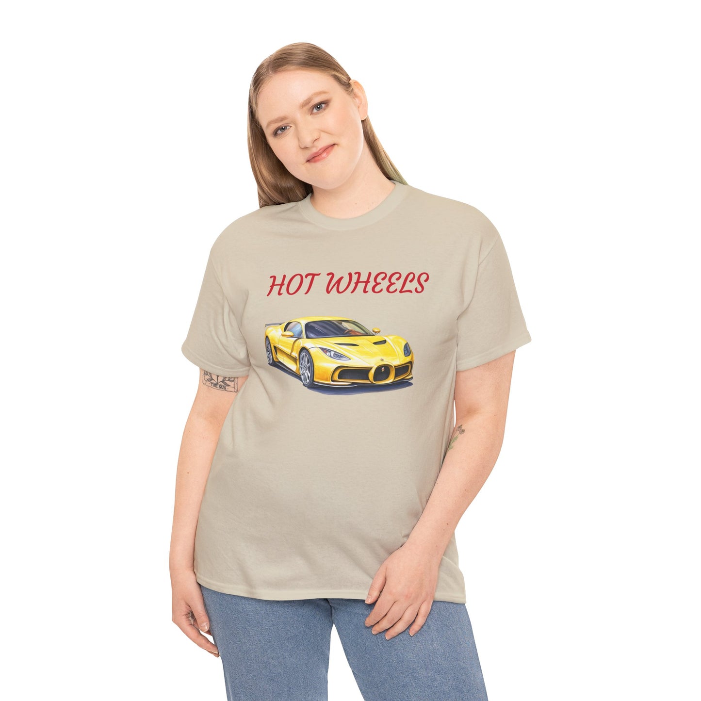 Princess Grace  Hot Wheels Unisex Heavy Cotton Tee Perfect Gift for Car Enthusiasts