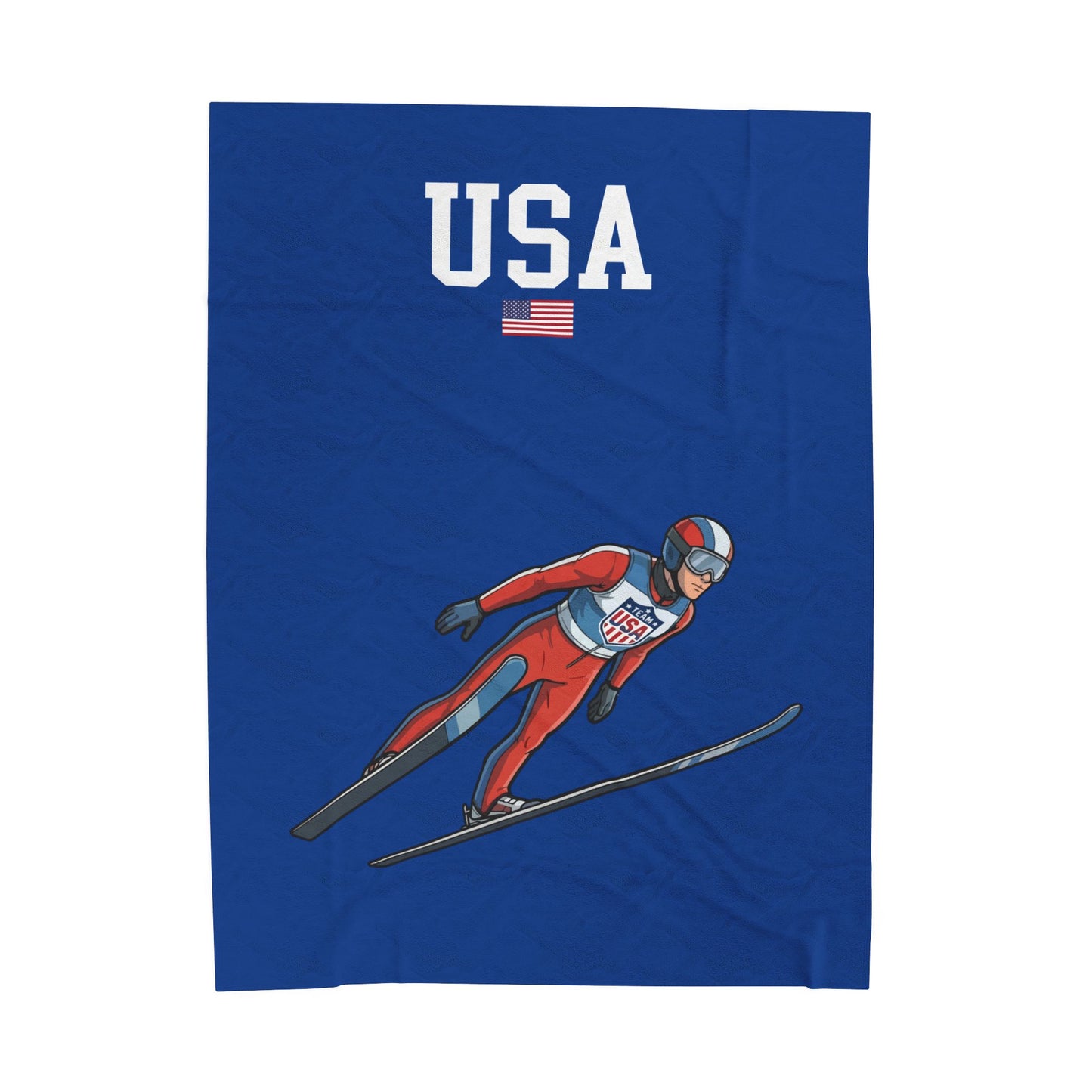 Princess Grace  TEAM USA  Velveteen Plush Blanket