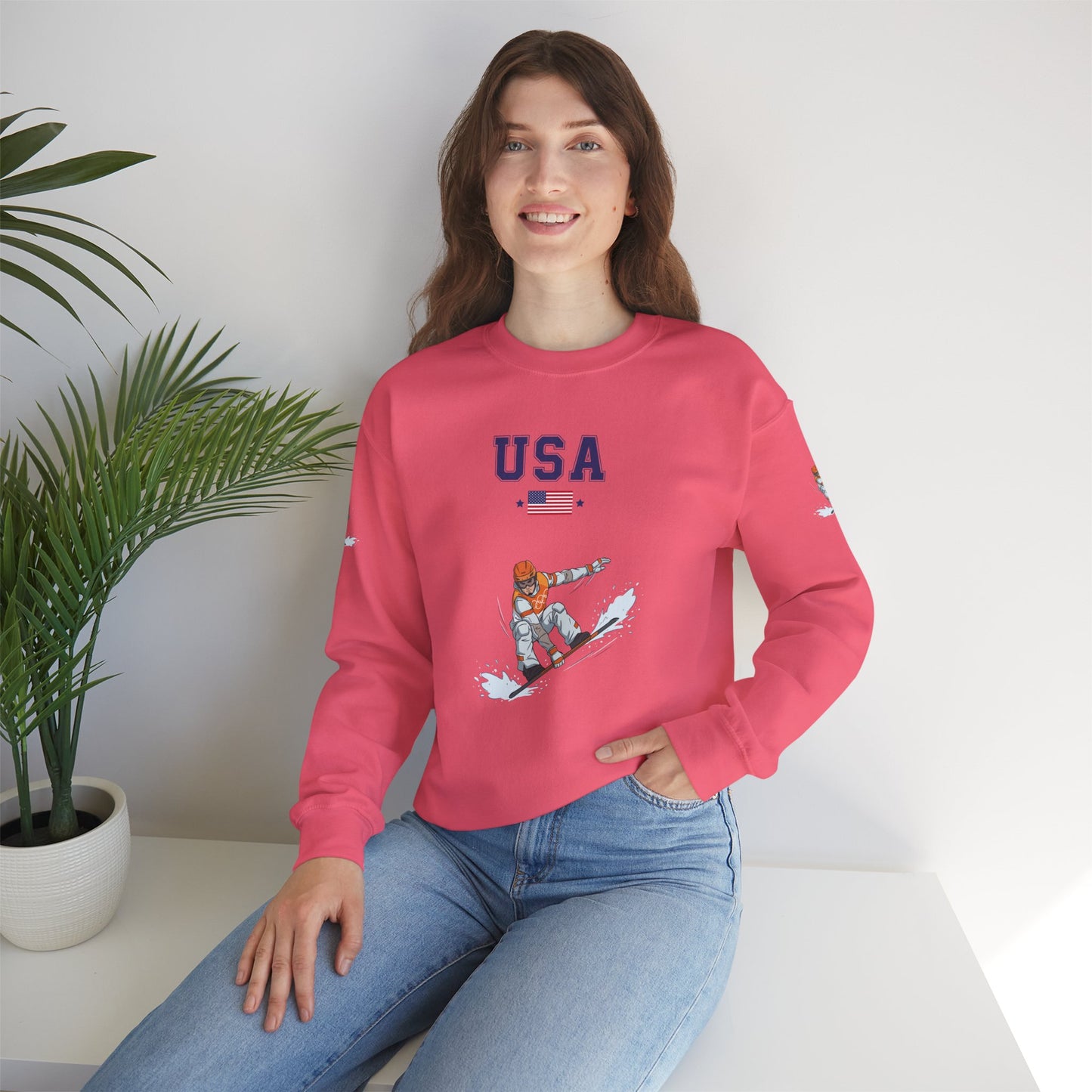 Princess Grace  TEAM USA  Unisex Heavy Blend  Crewneck Sweatshirt