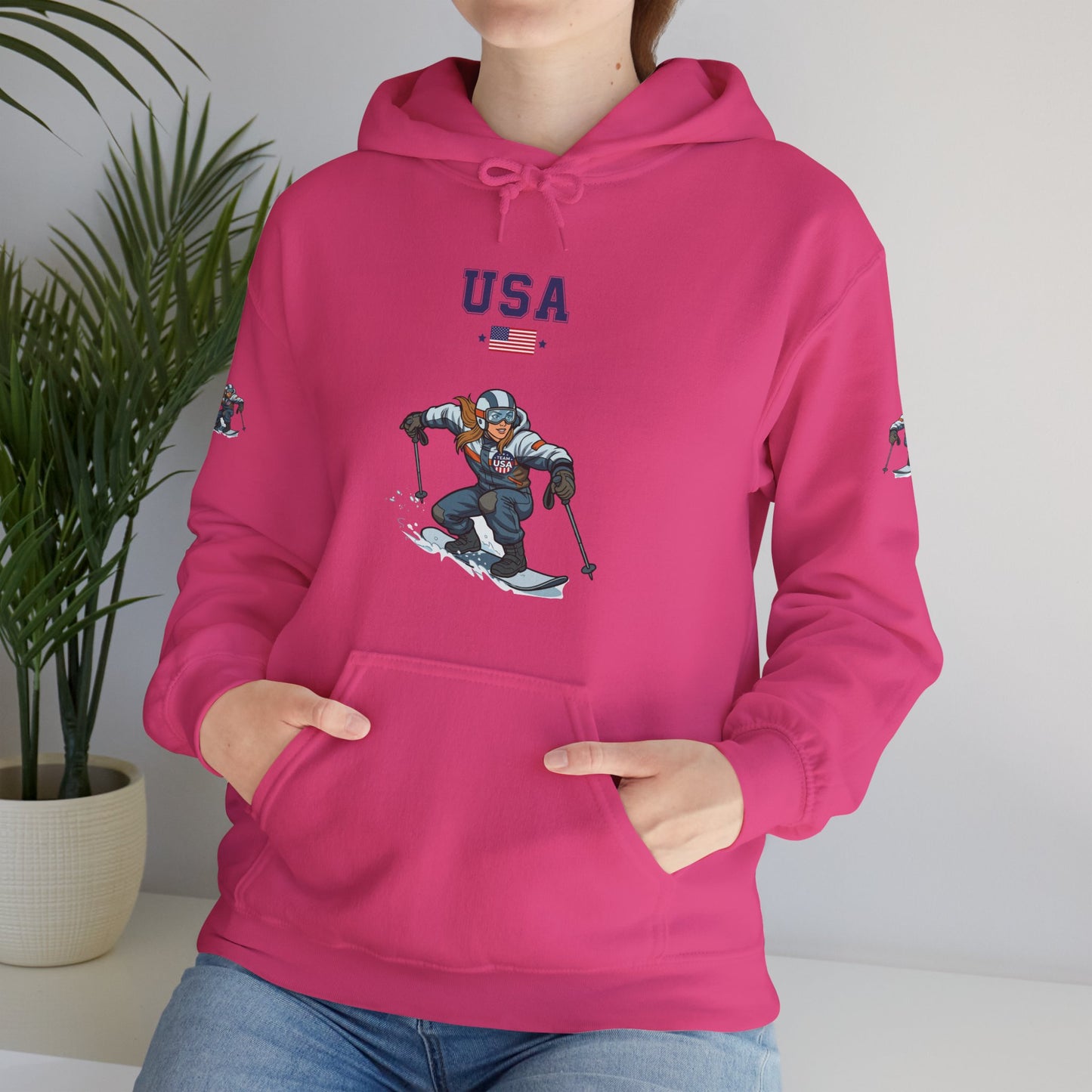 Princess Grace  TEAM USA  Unisex Heavy Blend Hooded Sweatshirt