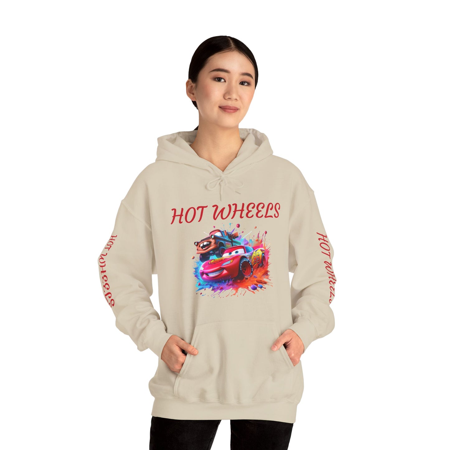 Princess Grace  Hot Wheels Unisex Hoodie Retro Racing Design for Kids and Car Enthusiasts