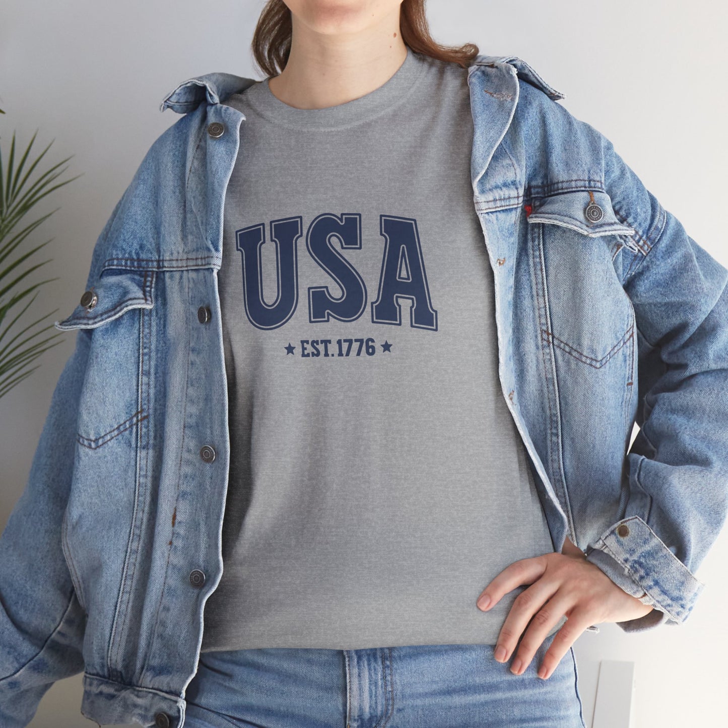 Princess Grace  TEAM USA   Unisex Heavy  Cotton Tee