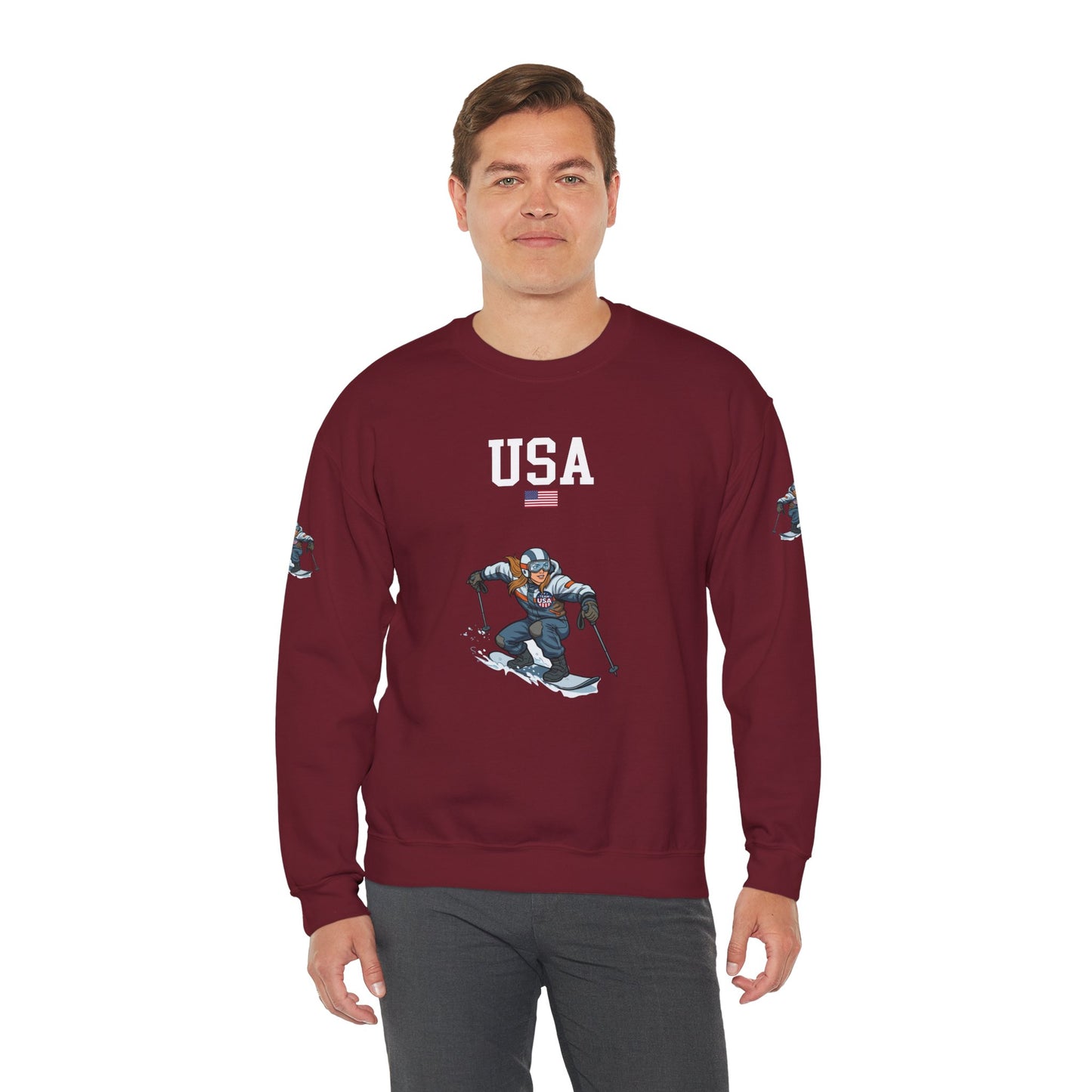Princess Grace  TEAM USA  Unisex Heavy Blend  Crewneck Sweatshirt