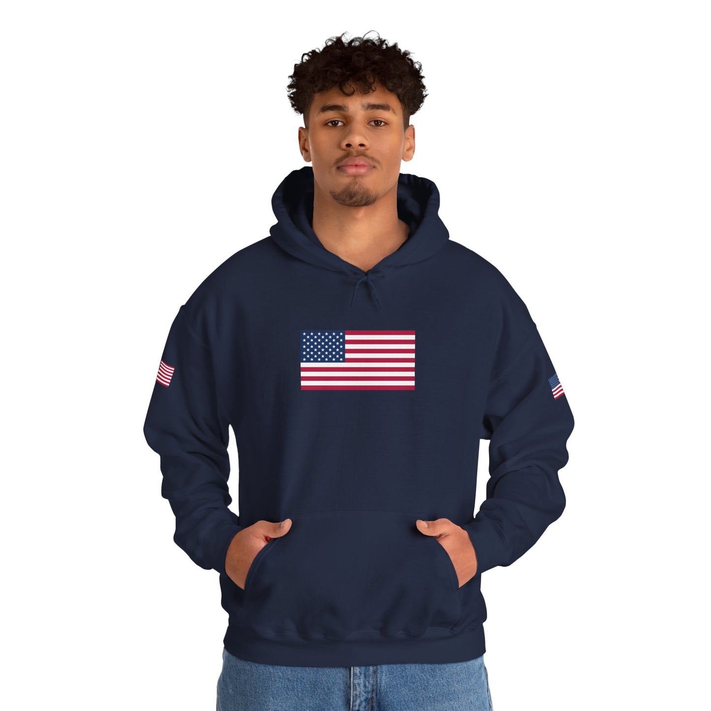 Princess Grace  TEAM USA   American Flag Hoodie Unisex Heavy Blend Sweatshirt