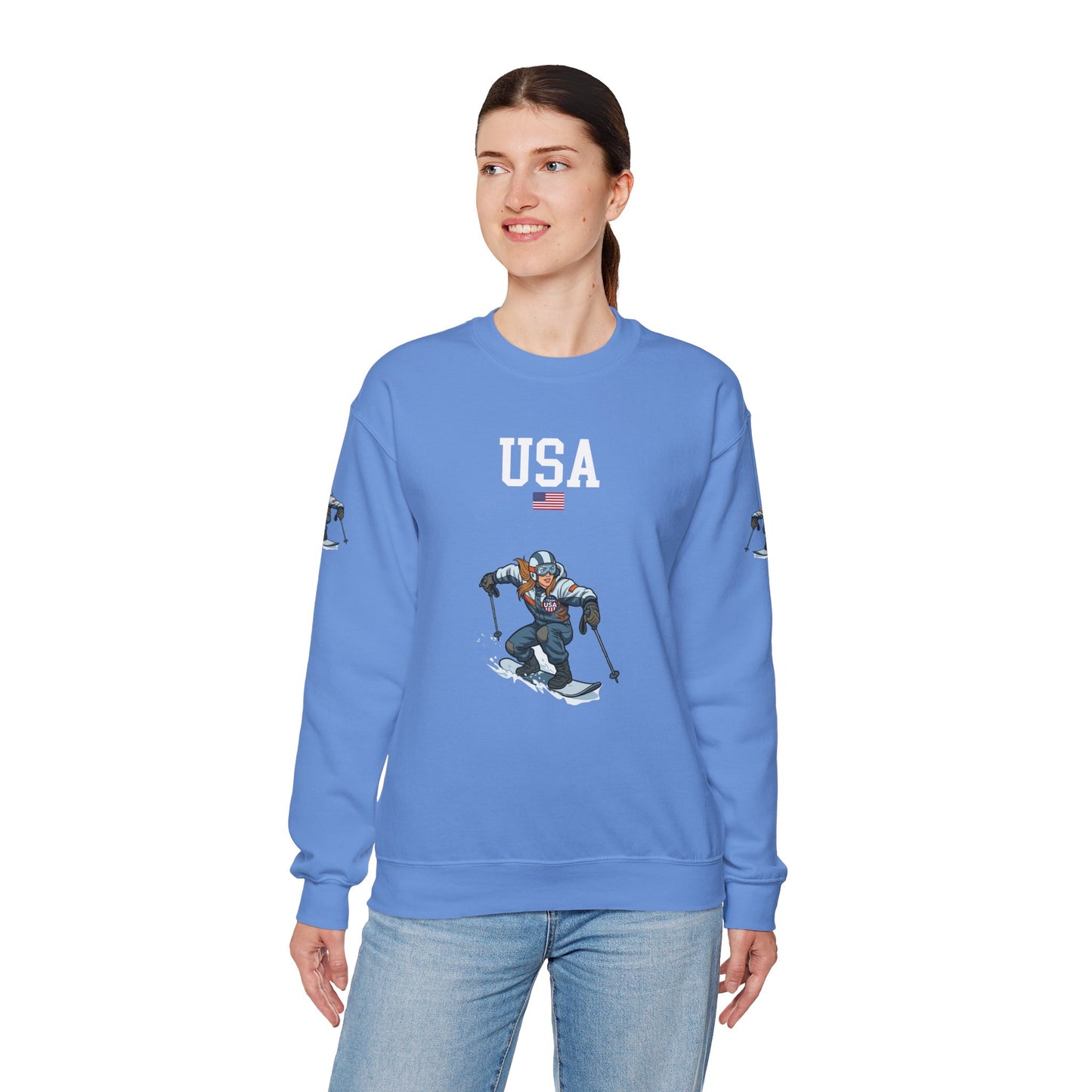 Princess Grace  TEAM USA  Unisex Heavy Blend  Crewneck Sweatshirt