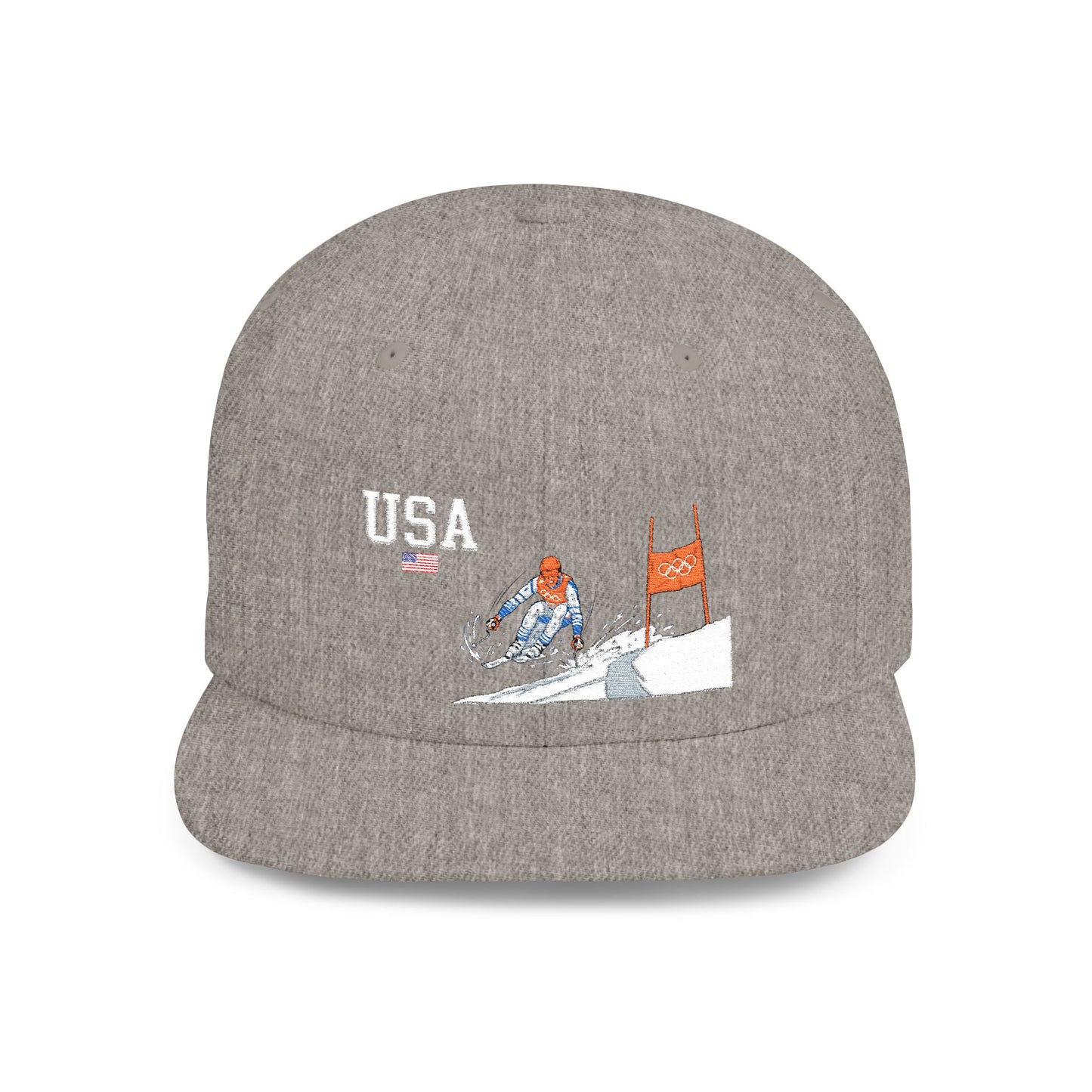 Princess Grace  TEAM USA  Flat Bill Snapback Hat