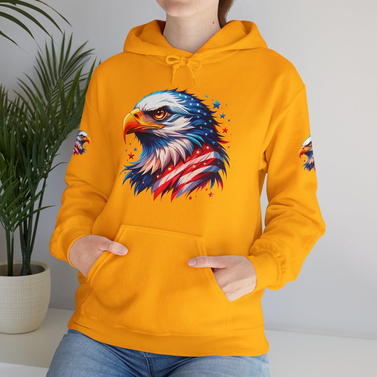 Princess Grace  American  Eagle Unisex Heavy Blend Hooded Sweatshirt