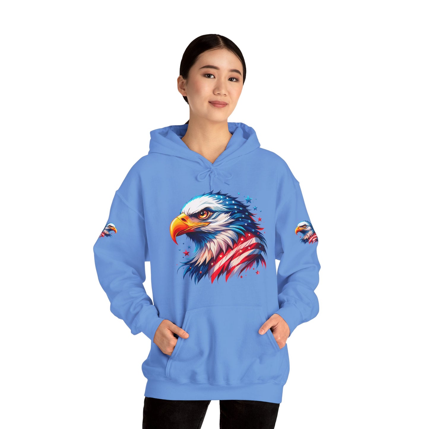 Princess Grace  American  Eagle Unisex Heavy Blend Hooded Sweatshirt