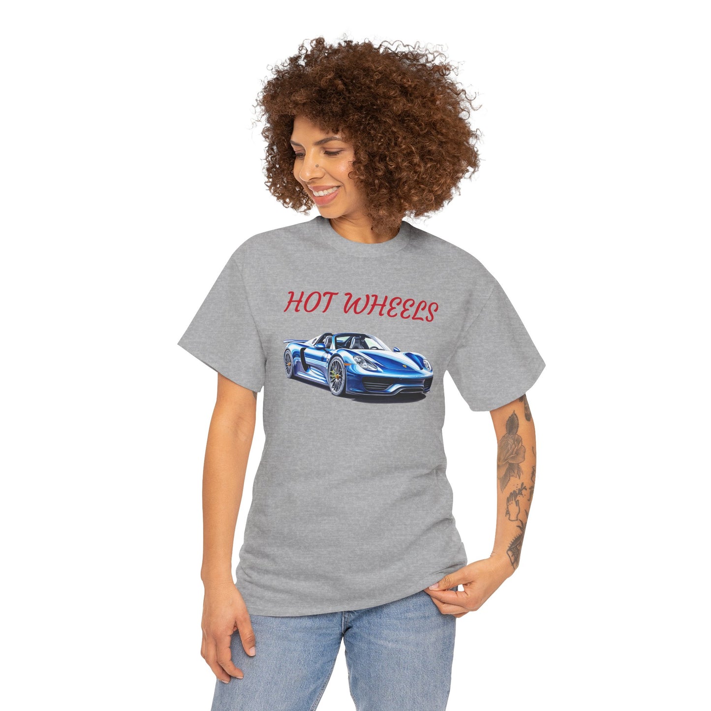 Princess Grace  Hot Wheels Unisex Heavy Cotton Tee Perfect Gift for Car Enthusiasts