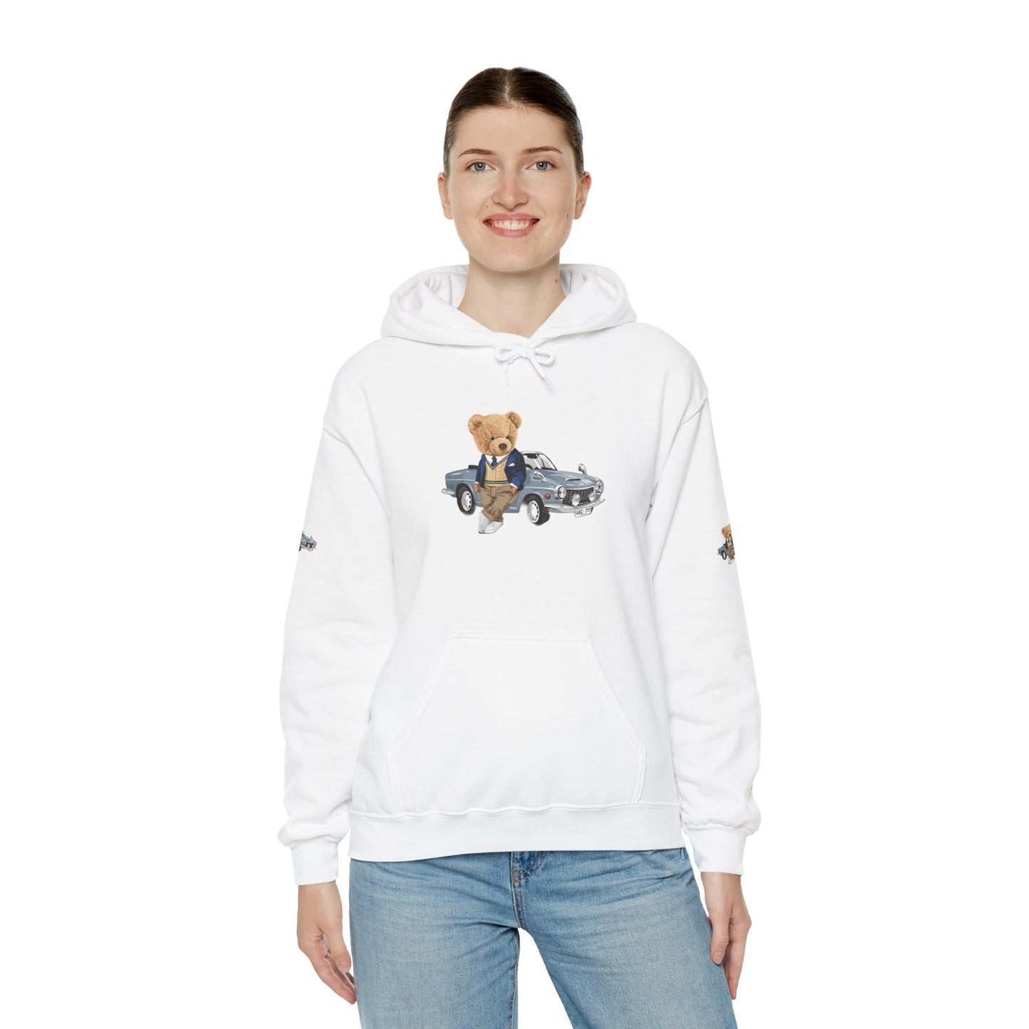 Princess Grace  Luxury Bear Hoodie  Chic & Cozy Unisex Sweatshirt