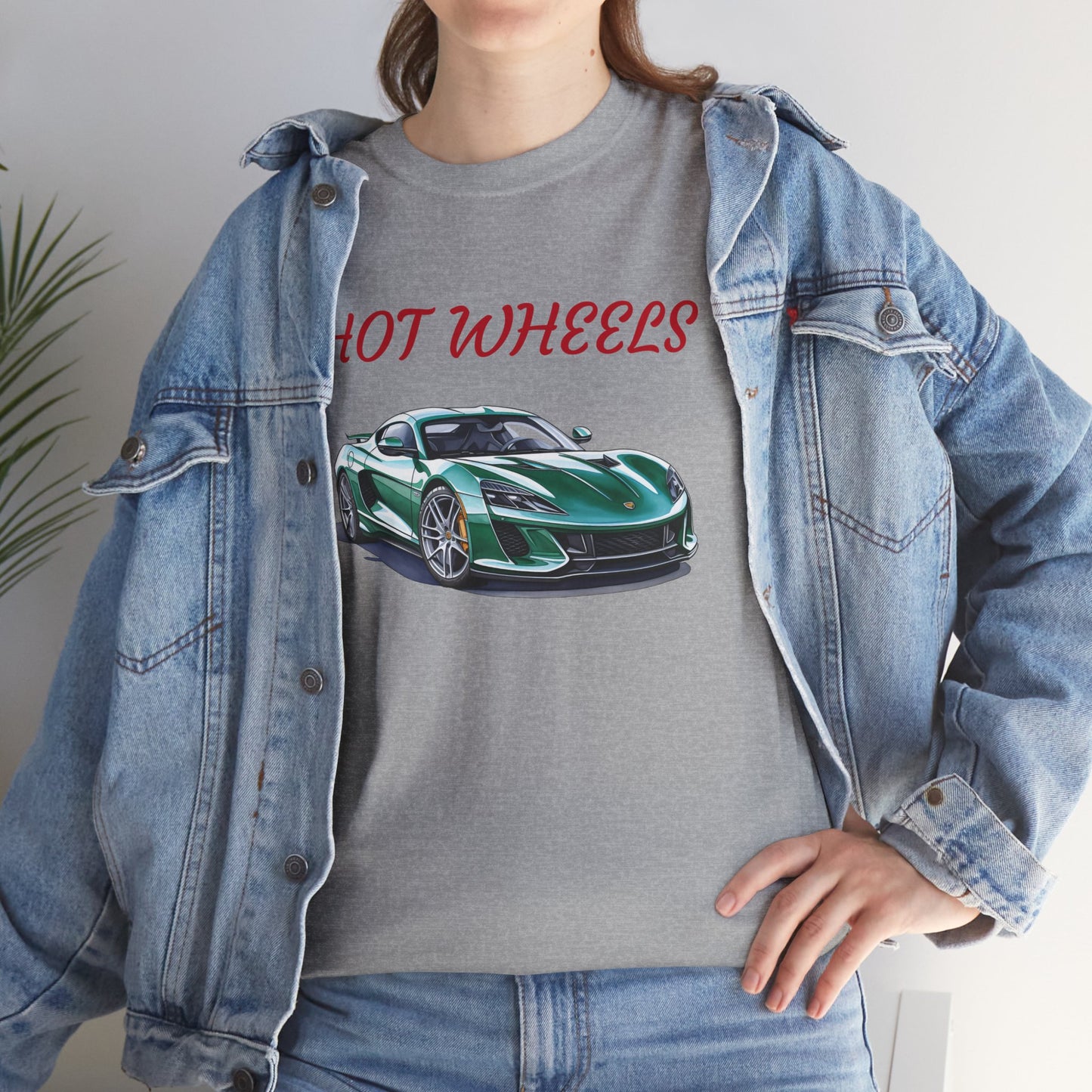 Princess Grace  Hot Wheels Unisex Heavy Cotton Tee Car Lovers T-Shirt for Enthusiasts