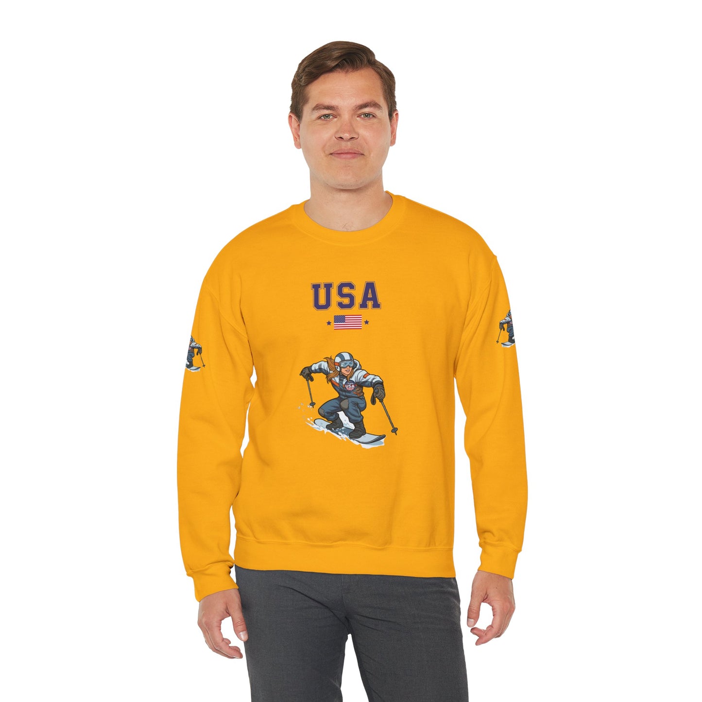 Princess Grace  TEAM USA  Unisex Heavy Blend  Crewneck Sweatshirt