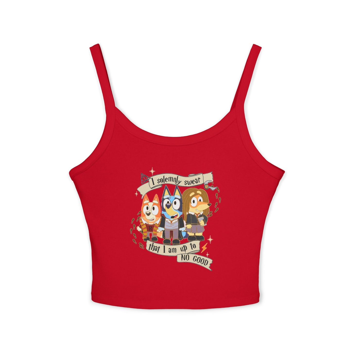 Princess Grace  Bluey Spaghetti Strap Tank Top  Bluey Design